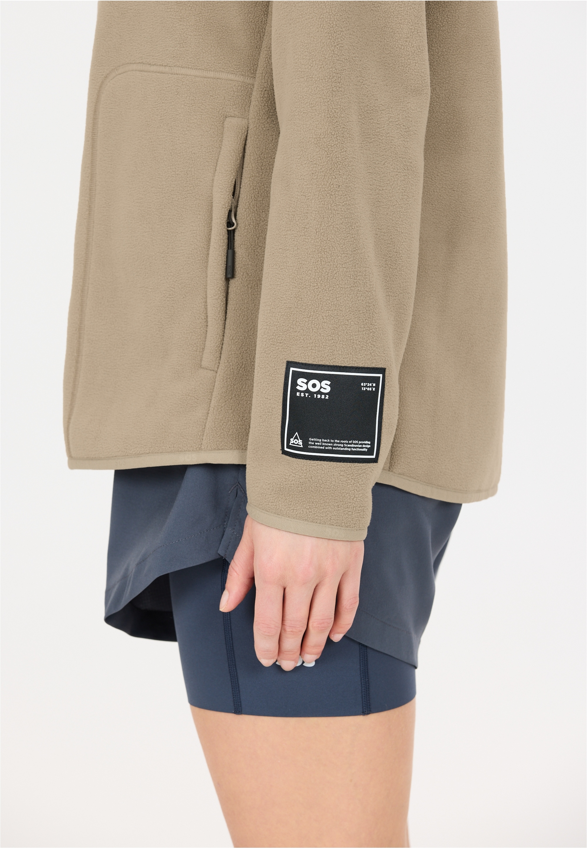 SOS Fleecejacke »Munson« atmungsaktiv