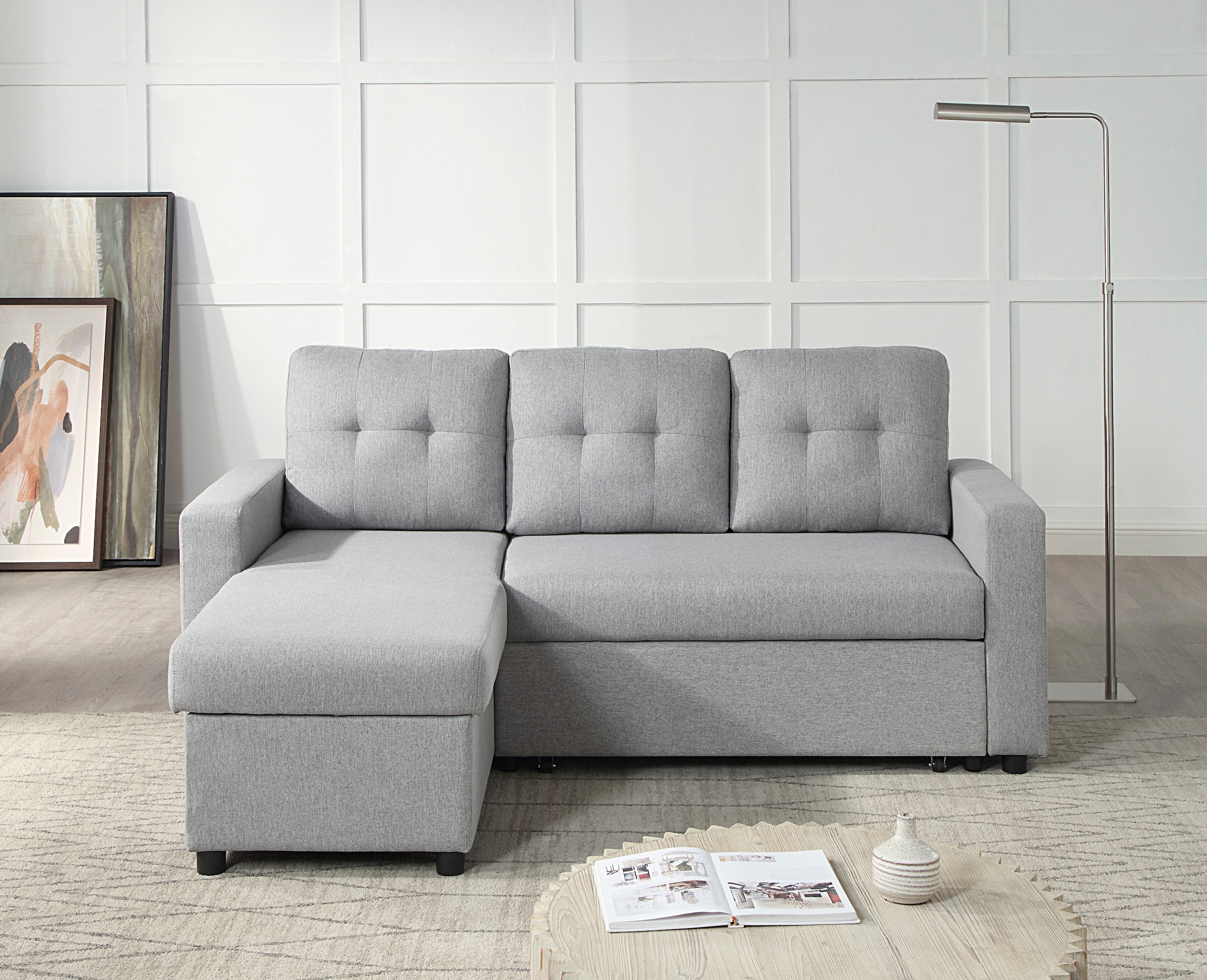 ATLANTIC home collection Schlafsofa "Gino", inklusive Schlaffunktion und St günstig online kaufen