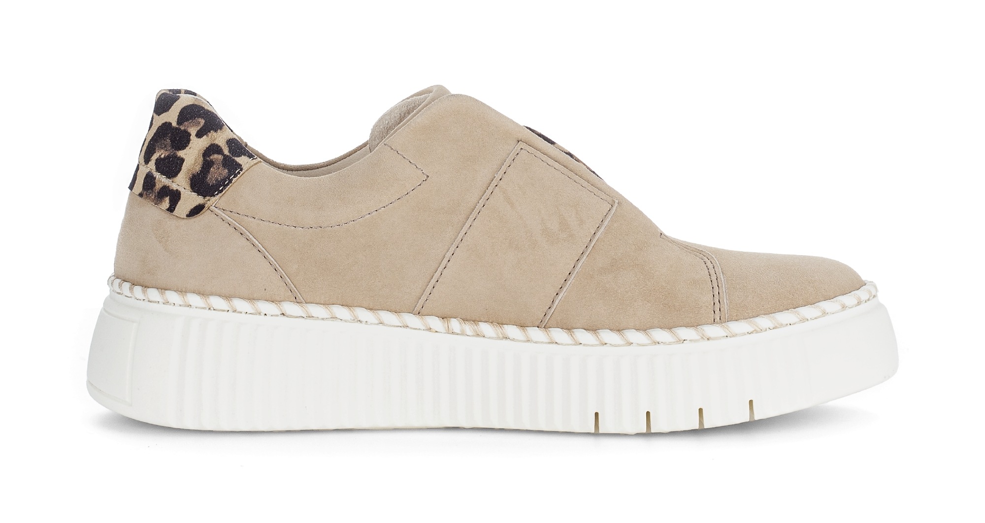 Thumbnail - Gabor Plateausneaker, Freizeitschuh, Halbschuh, Slipper mit Gummizug-Band über dem Rist