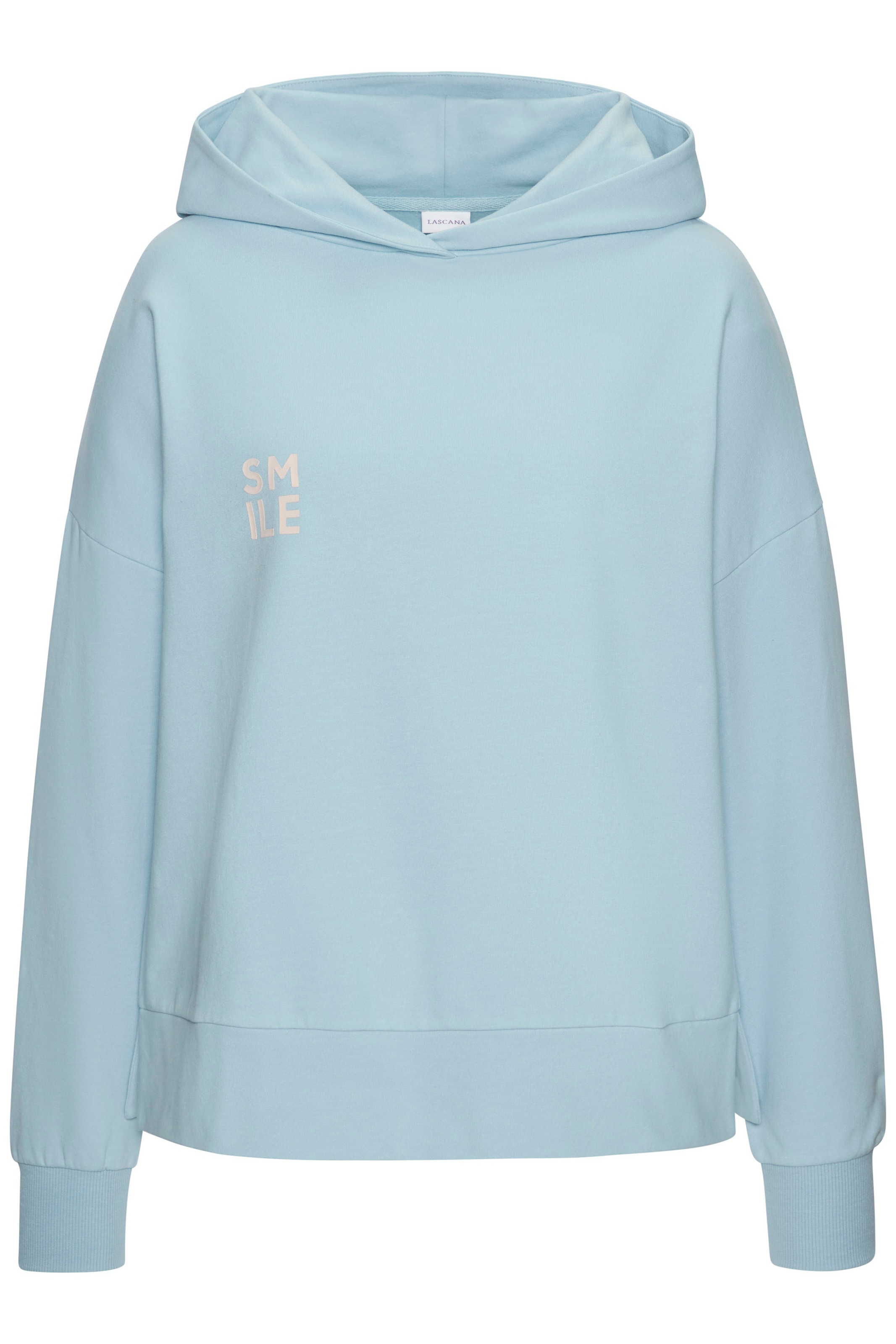 LASCANA Kapuzensweatshirt, mit Rückenprint günstig online kaufen