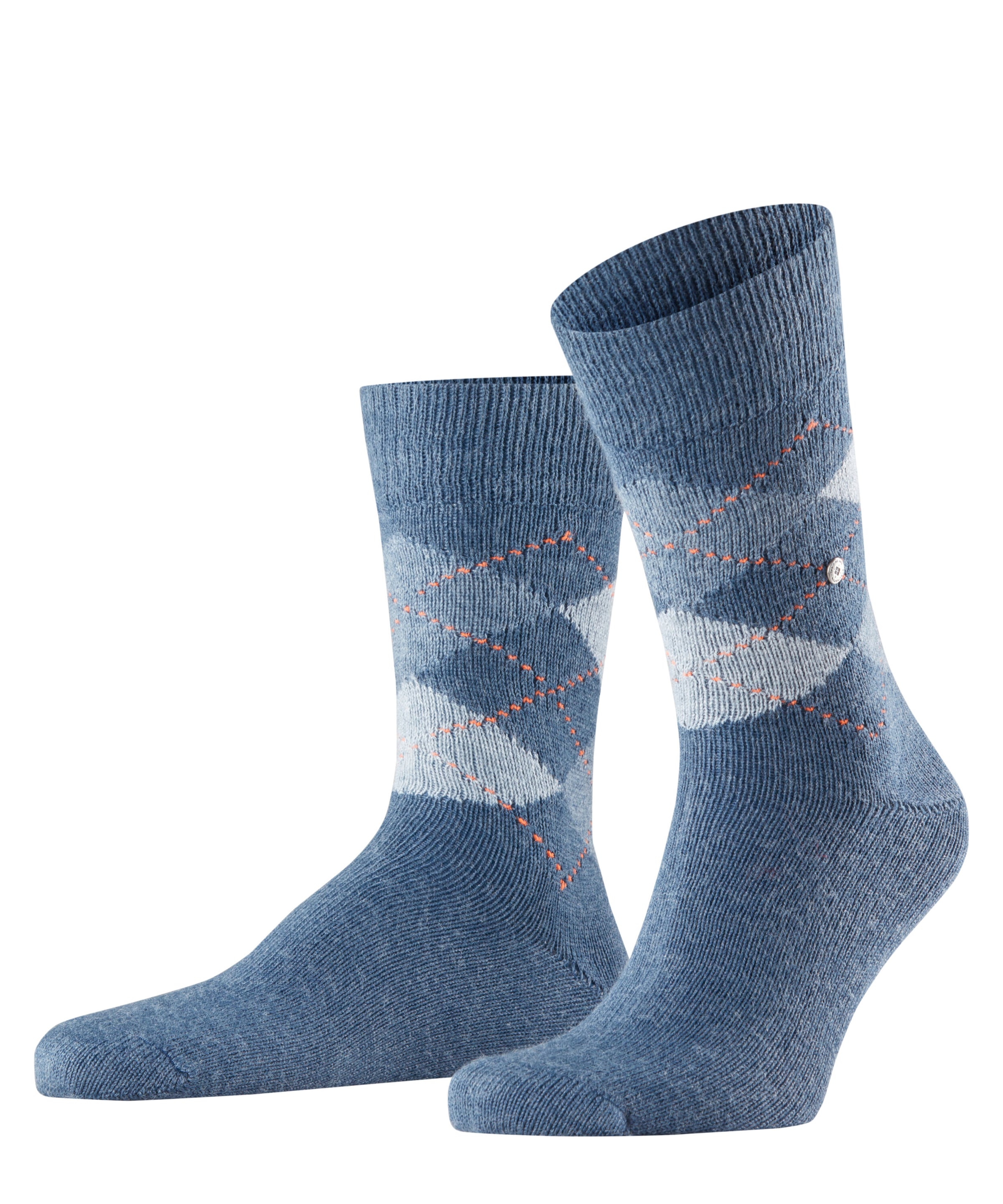 Burlington Socken "Preston" Einheitsgröße 40-46, Argyle-Muster, weiche Haptik