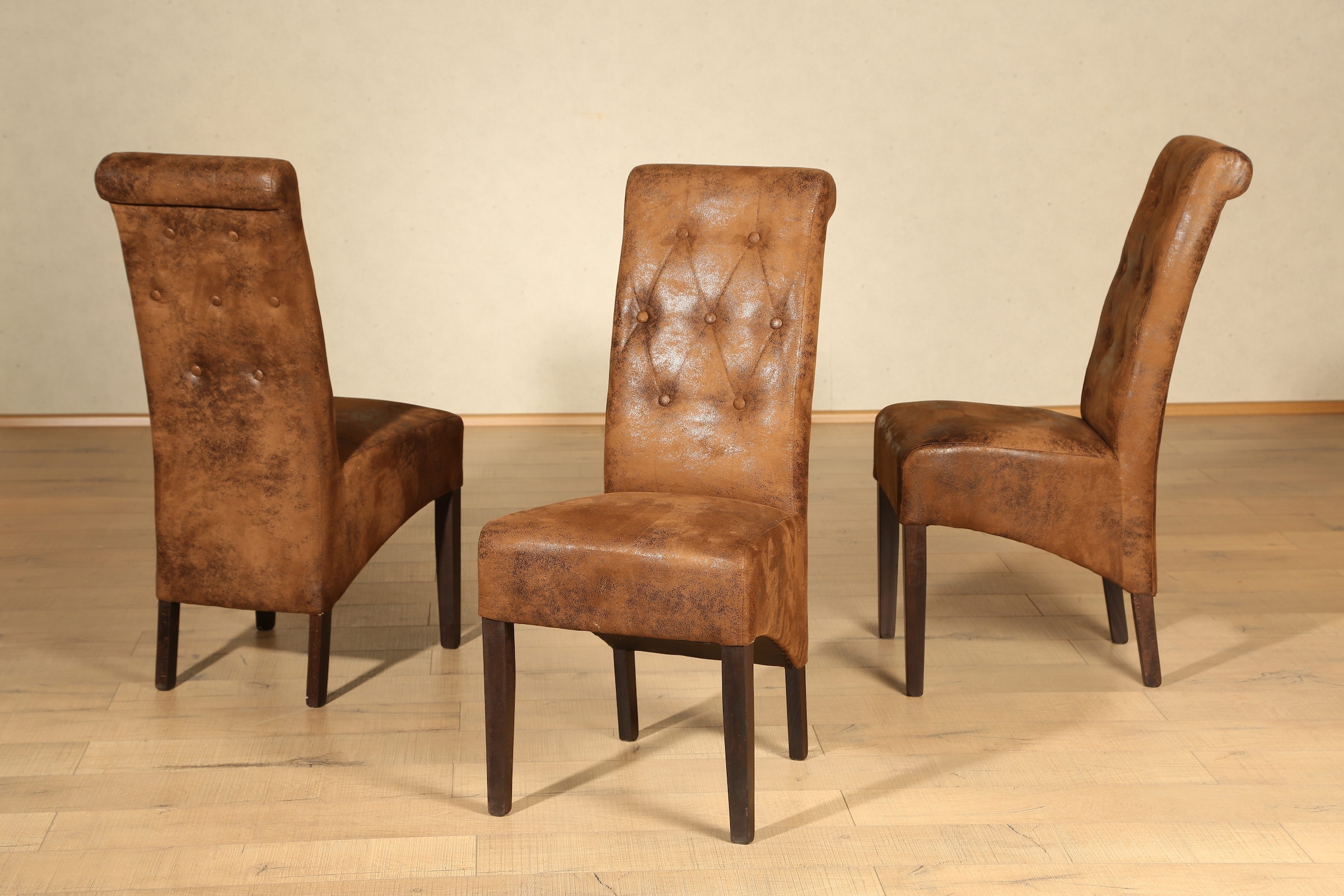 Home affaire Polsterstuhl "Harry" (Set) 4 Stk. Microfaser günstig online kaufen