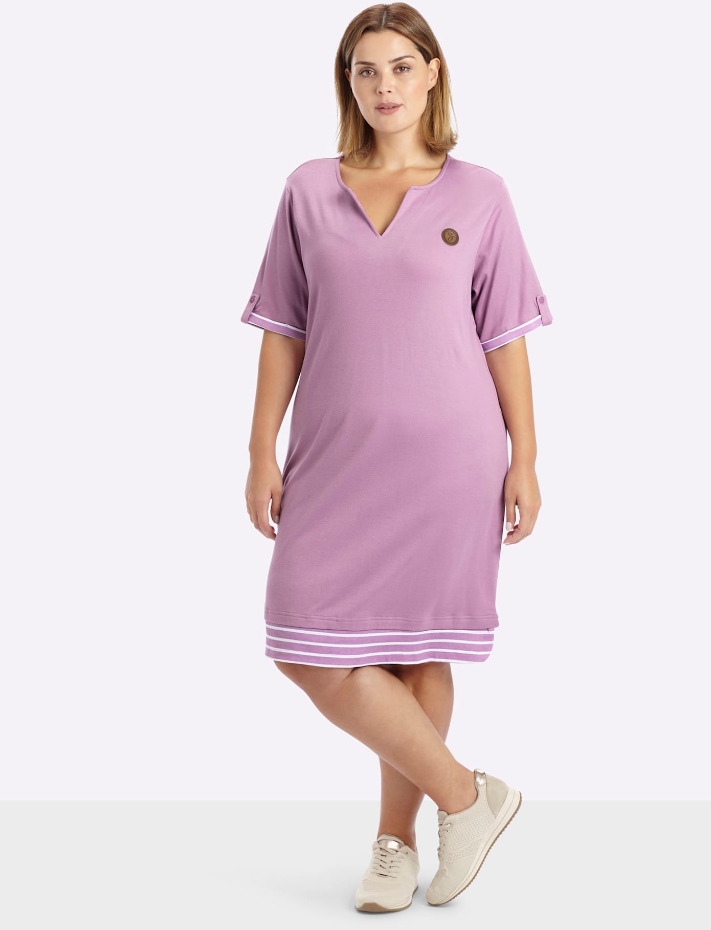 Sheego Shirtkleid "Jersey-Kleid"
