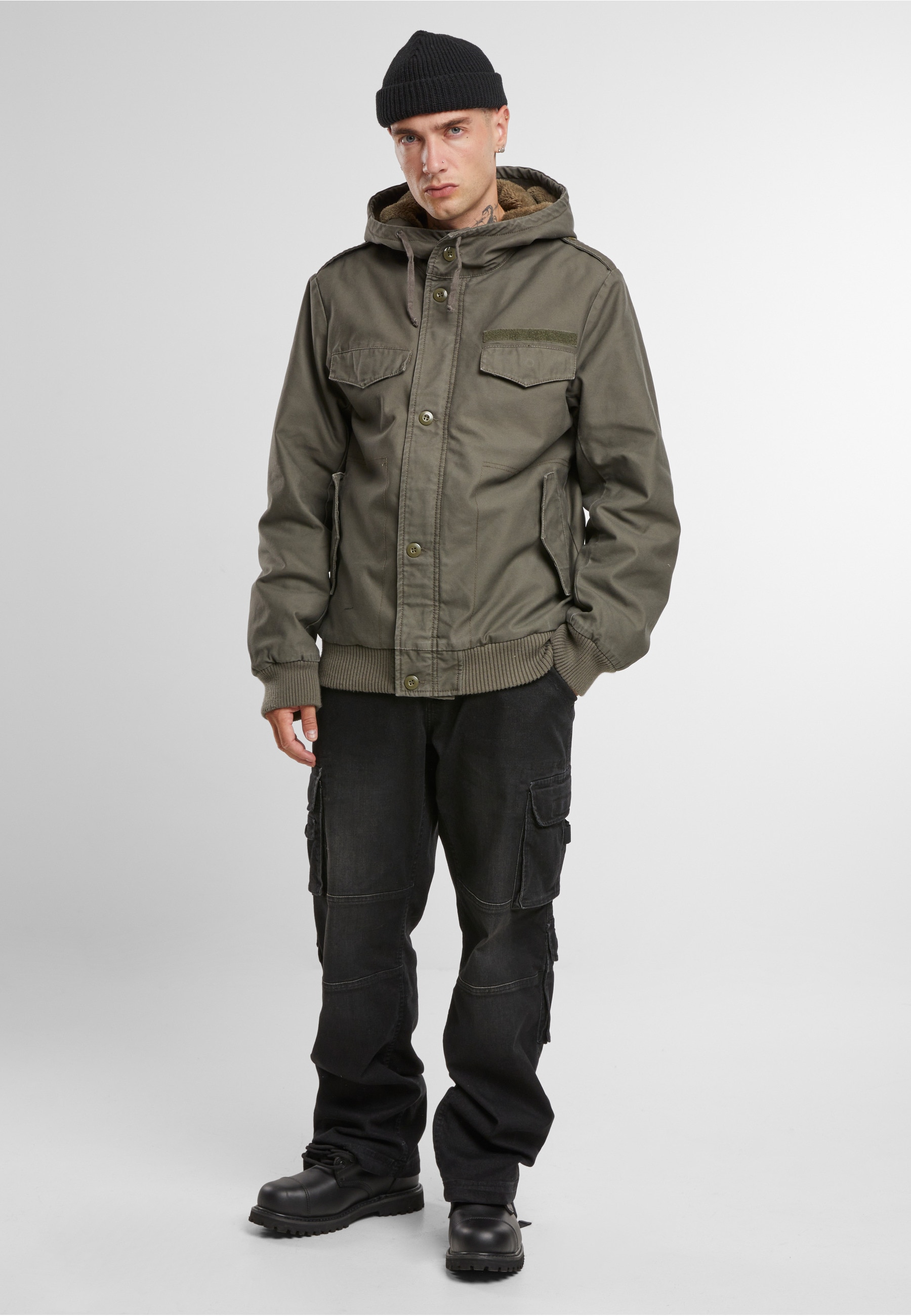 Brandit Winterjacke »Brandit Brandit Men BW Jacket Jacob« 1 Stk. tlg. mit Kapuze