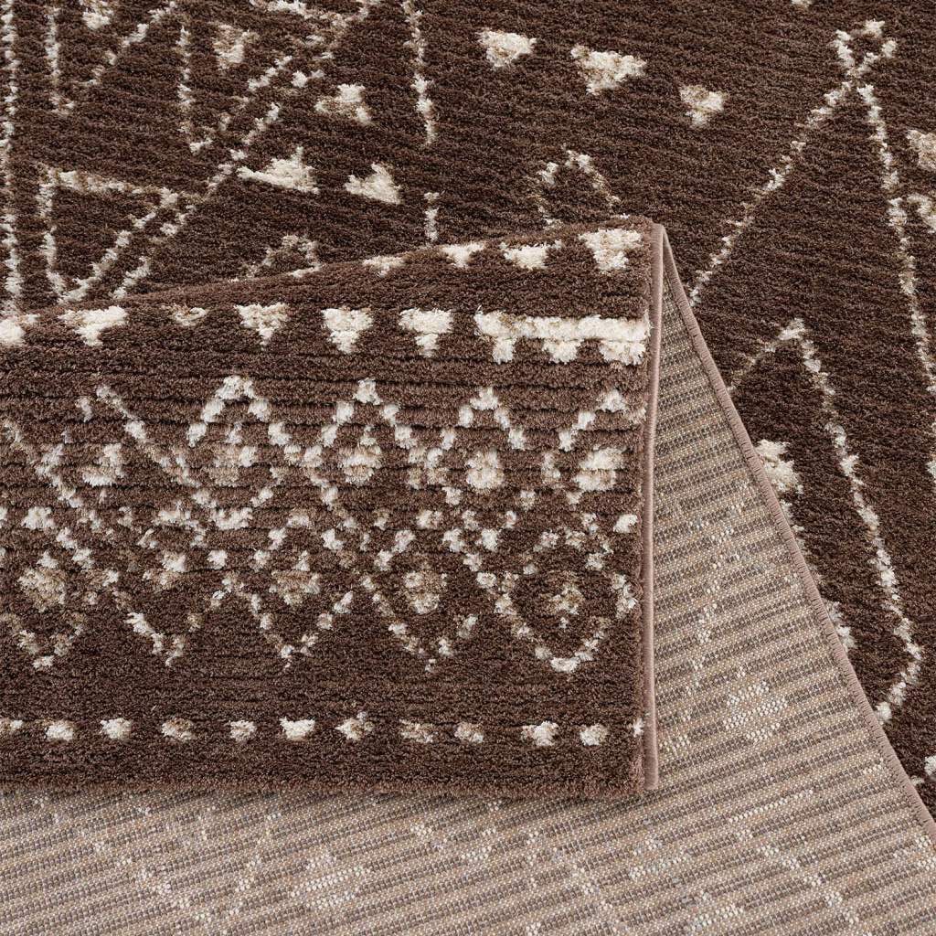 Carpet City Teppich »April 2292«, rechteckig, 10 mm Höhe, Läufer, weich durch Microfaser, Boho Ethno Look, Wohnzimmer