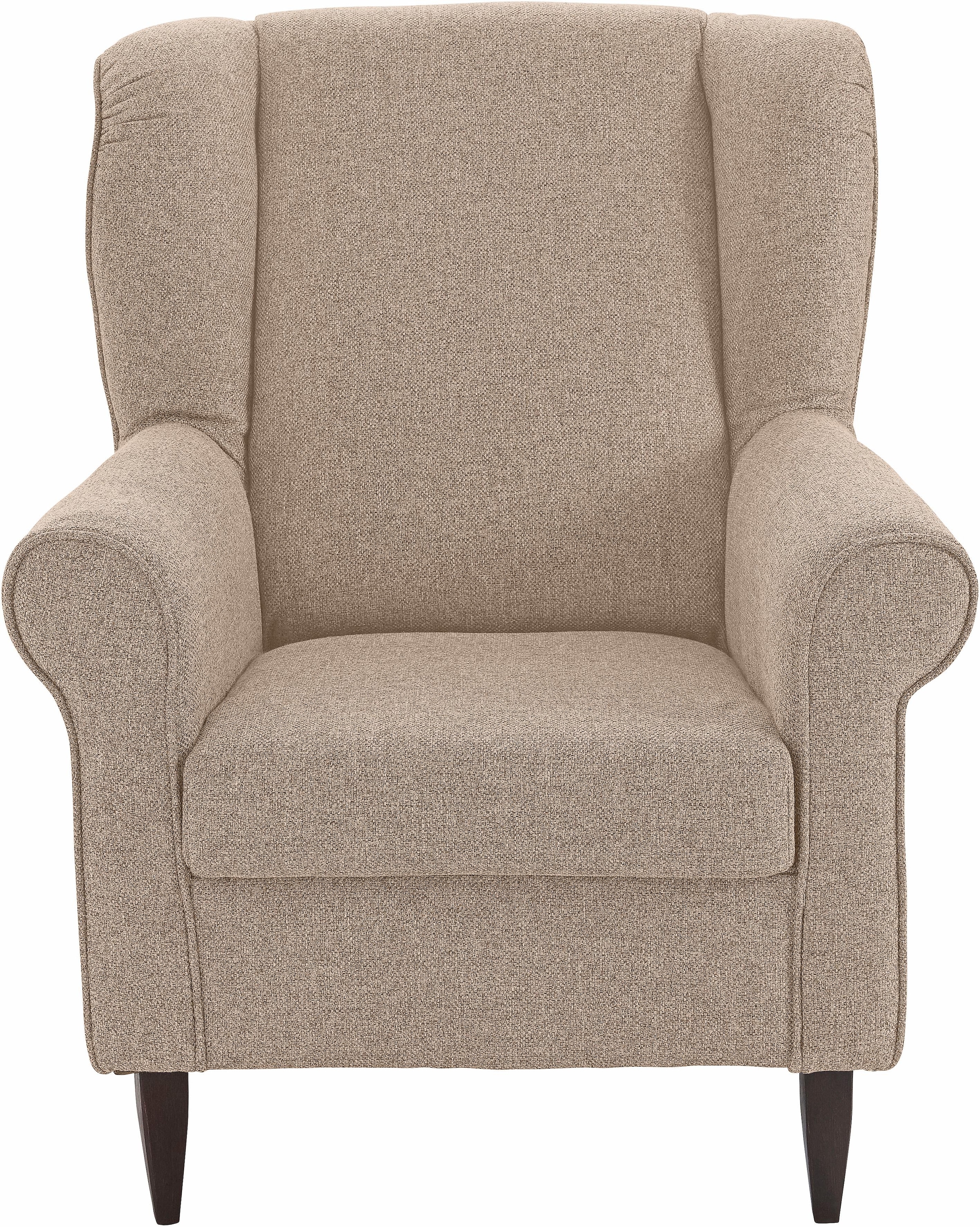 Home affaire Ohrensessel "Asino" mit Federkern günstig online kaufen