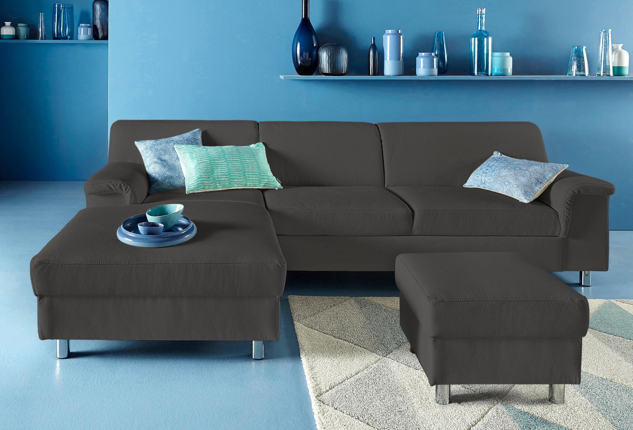 Home affaire Ecksofa "Jamie, modern und elegant, Fußhöhe 9cm, L-Form," wahl günstig online kaufen