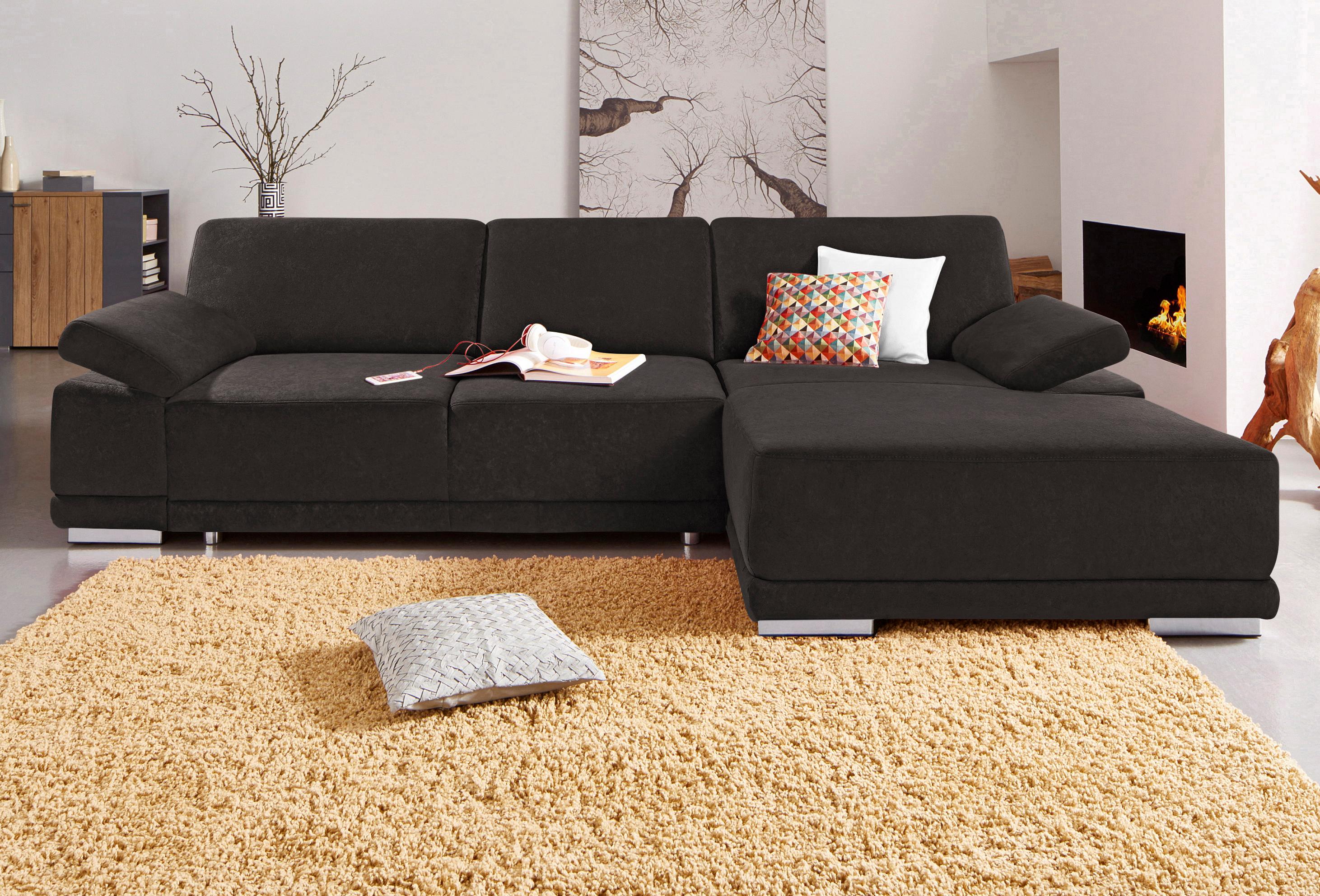 sit&more Ecksofa "Coria L-Form" mit XL-Recamiere, wahlweise mit Schlaffunktion