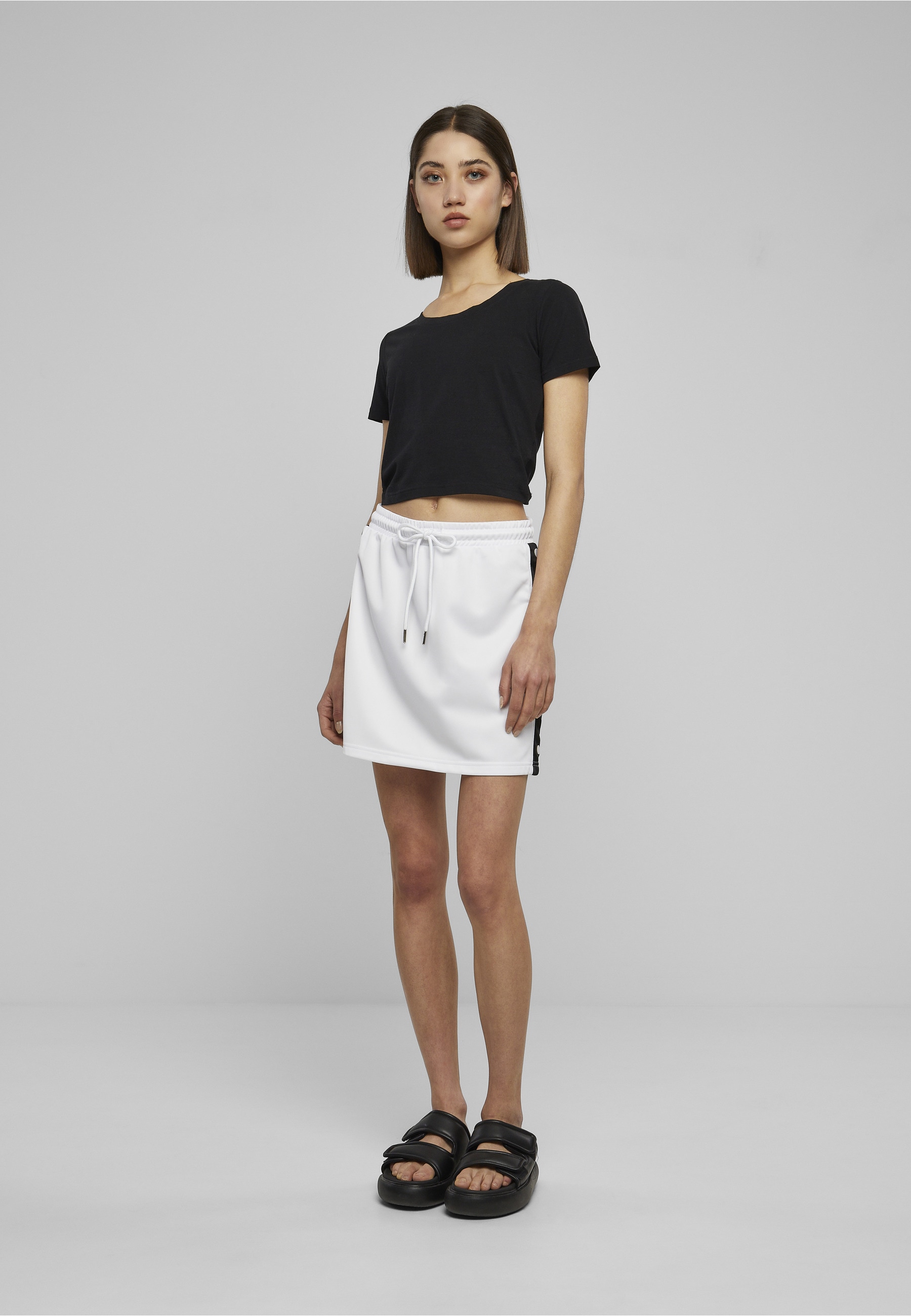 URBAN CLASSICS Jerseyrock »Urban Classics Damen Ladies Track Skirt« 1 Stk.