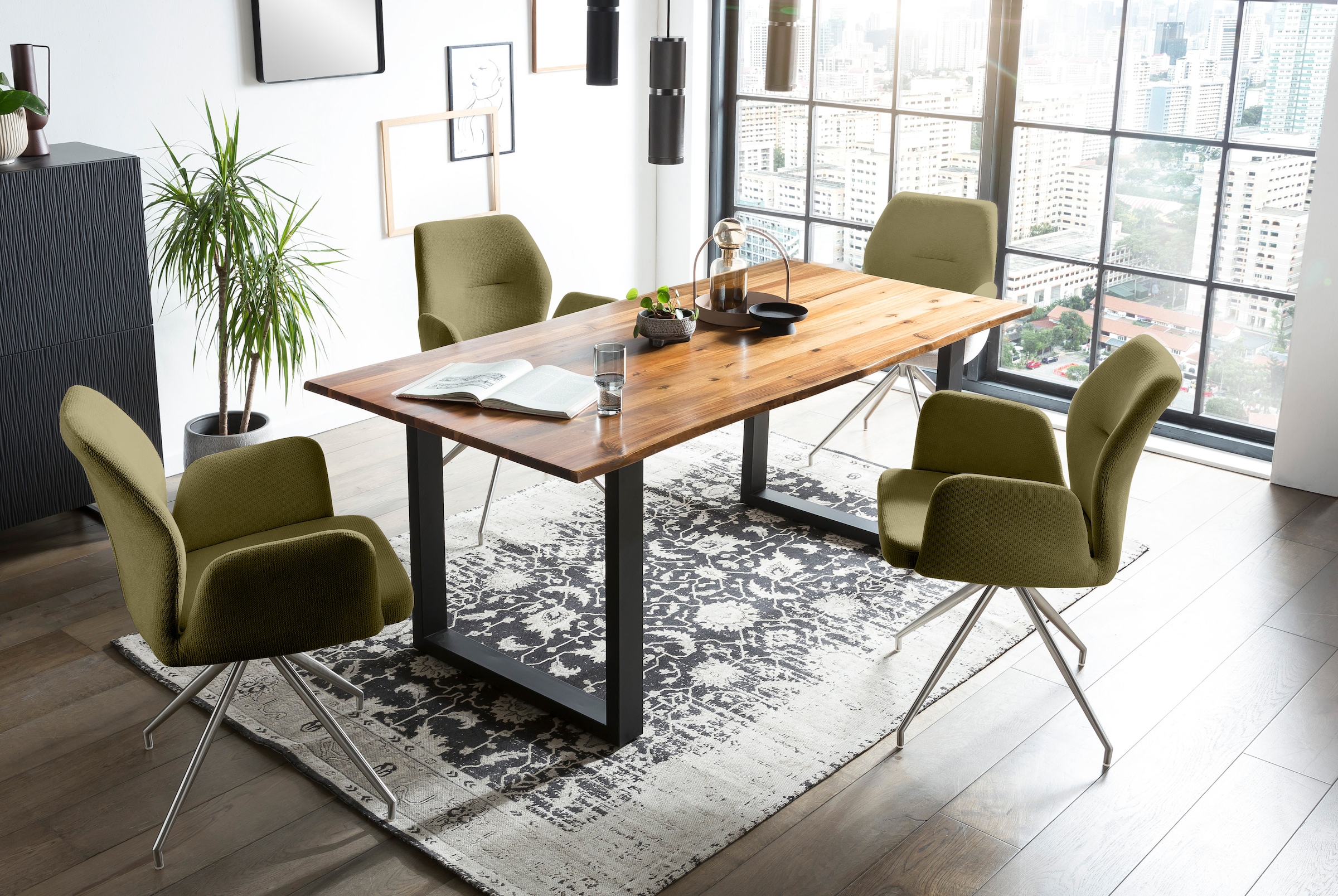 SalesFever Essgruppe "Tischgruppe für gemütliche Familienabende" Set, 5 Stk günstig online kaufen