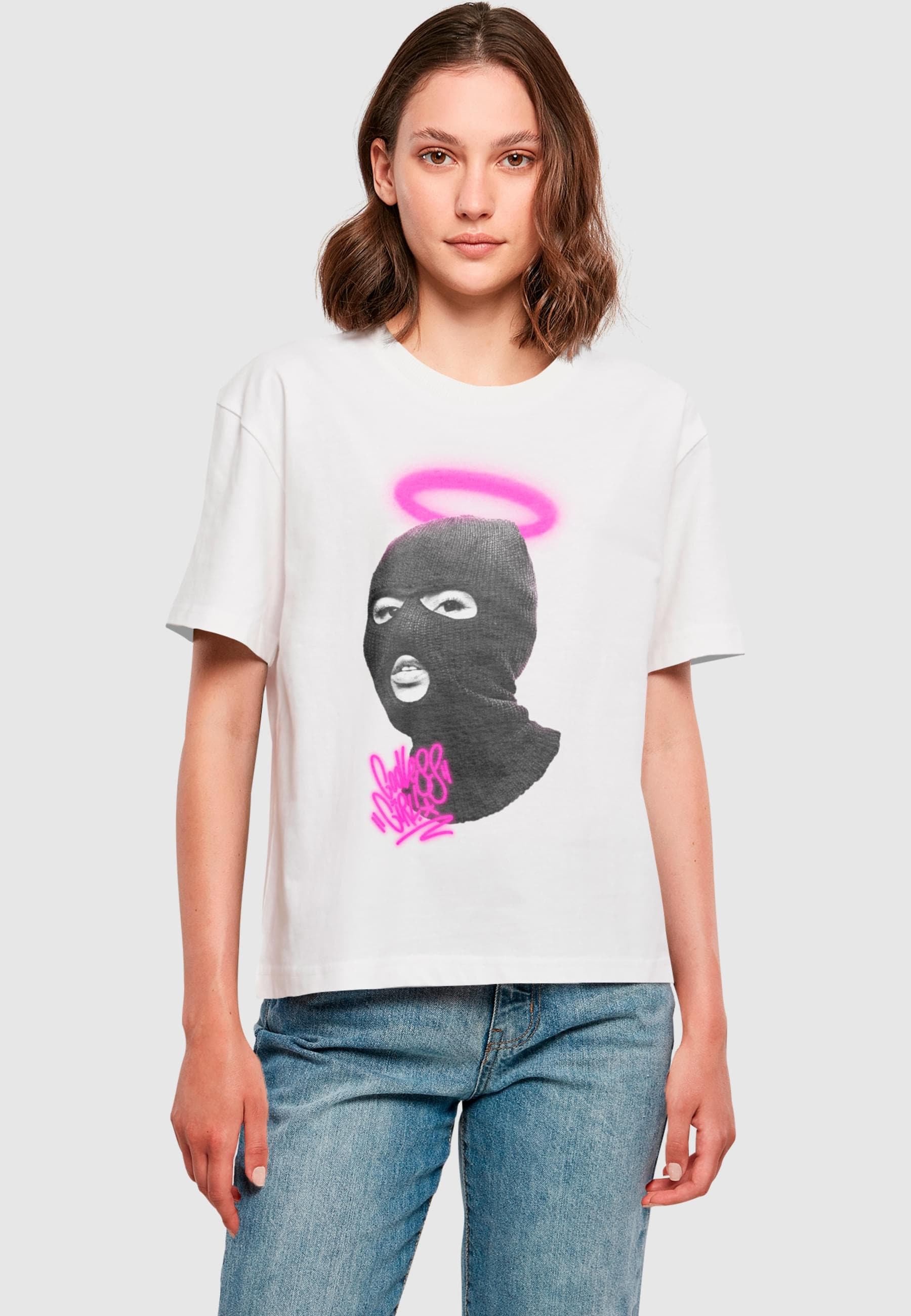 Miss Tee T-Shirt »Miss Tee Godless Girl 2.0 Tee«, (1 tlg.)