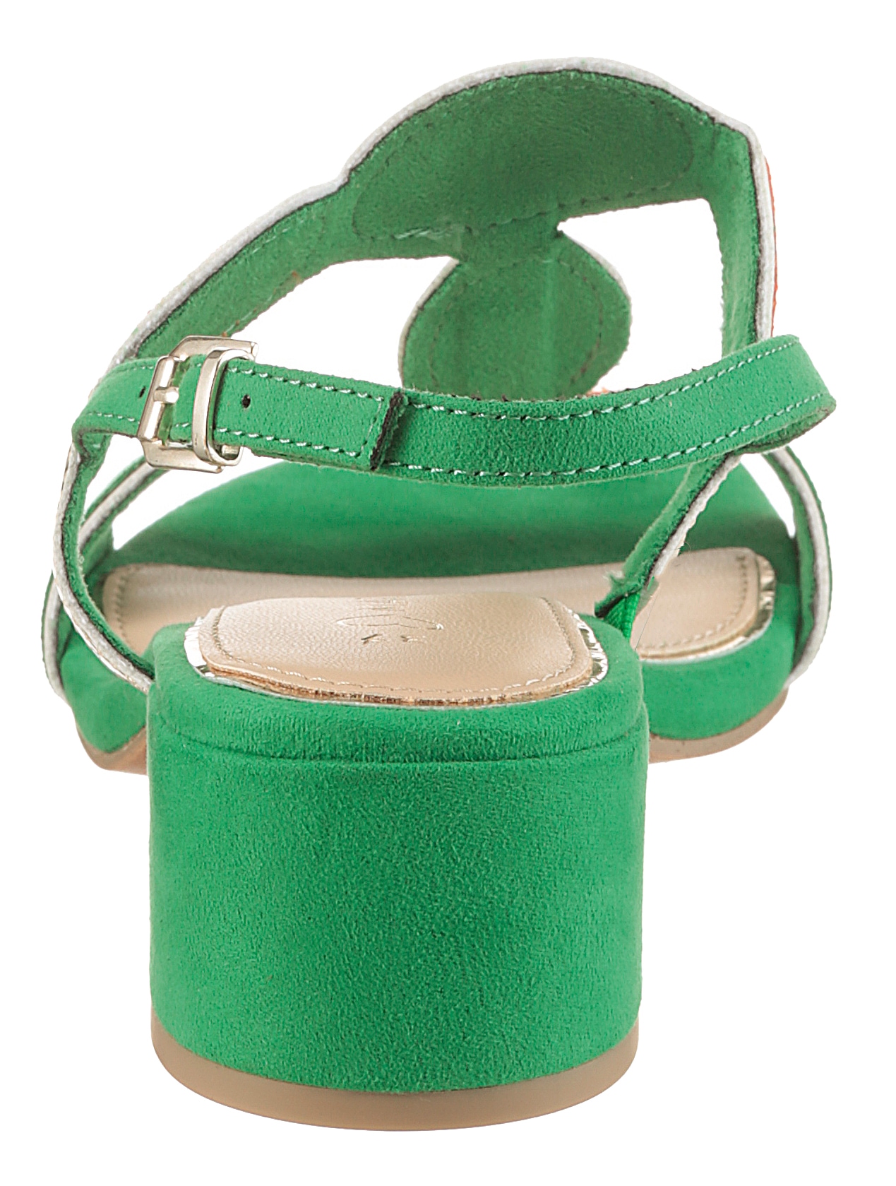 MARCO TOZZI Sandalette, Blockabsatz, Sommerschuh, Riemchensandale mit verstellbarer Schnalle