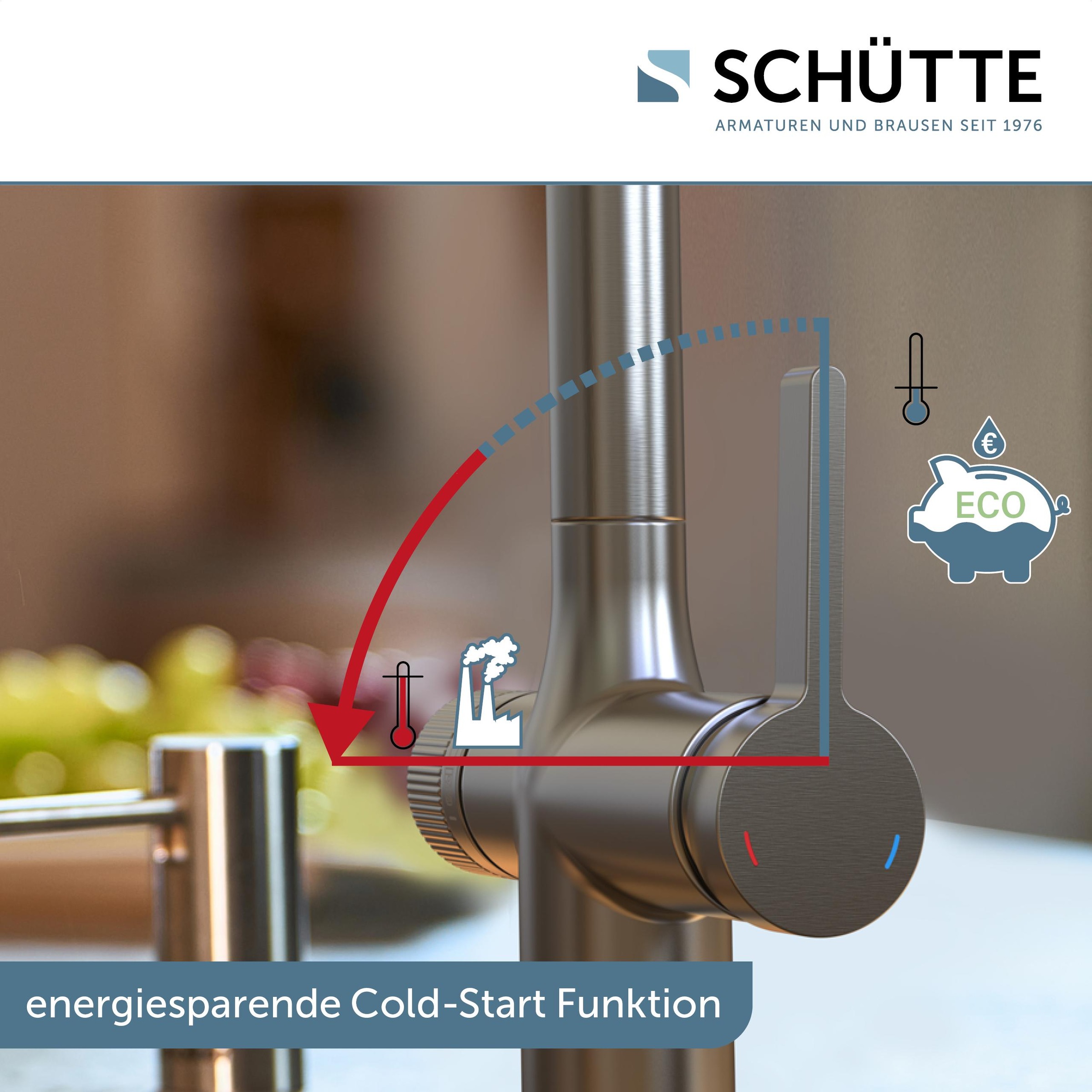 Schütte Spültischarmatur »»AQUASTAR PREMIUM« Sprudelwasser-Spültischarmatur«