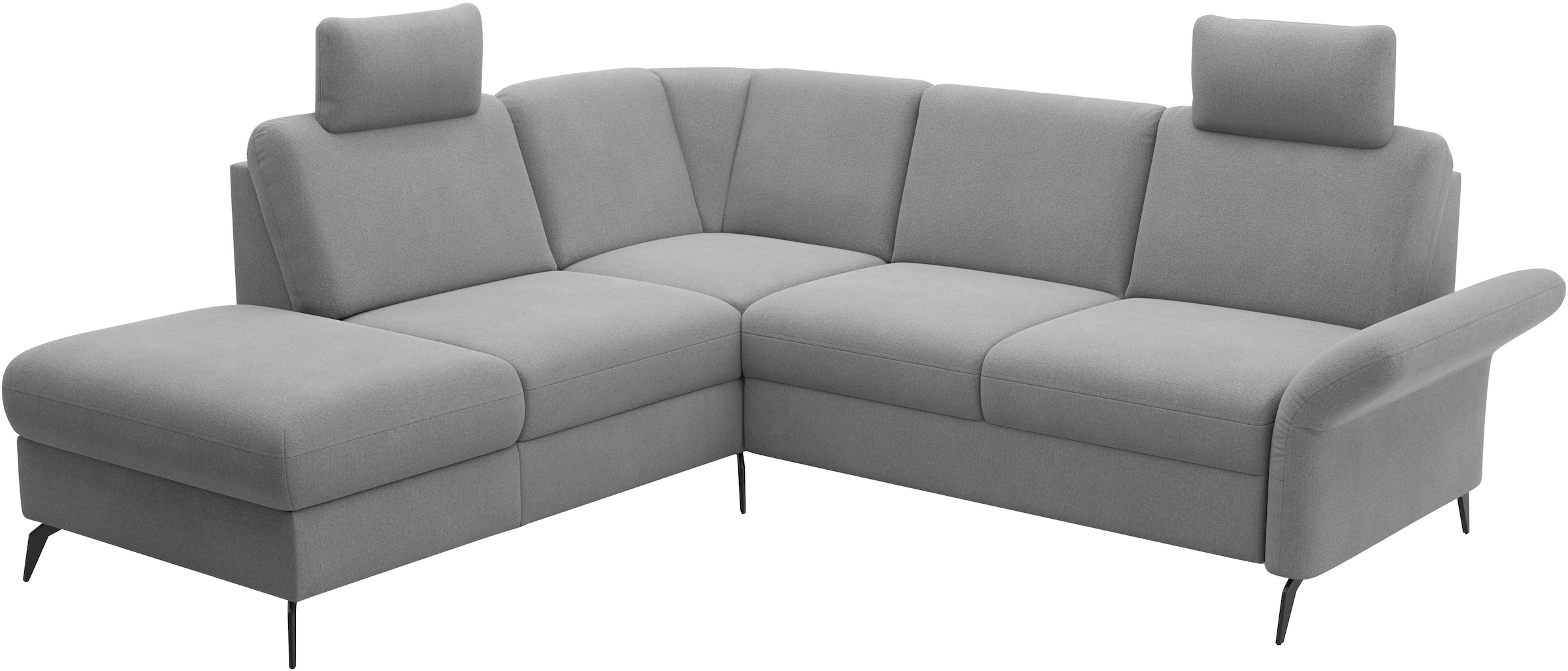 Home affaire Ecksofa »Rochelle«, optional: Armteilverstellung, klappbar, Bettkasen