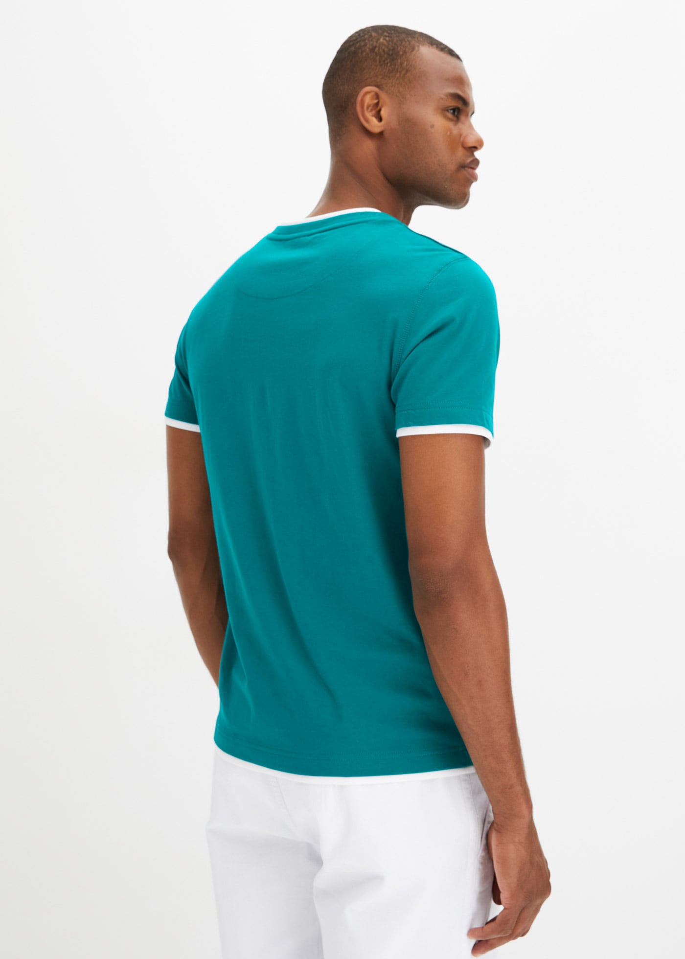 bonprix 2-in-1-Shirt »2 in 1 Shirt, Kurzarm (2er Pack)« Packung, 2, 2 Stk. 2 in 1 Shirt, Kurzarm (2er Pack)