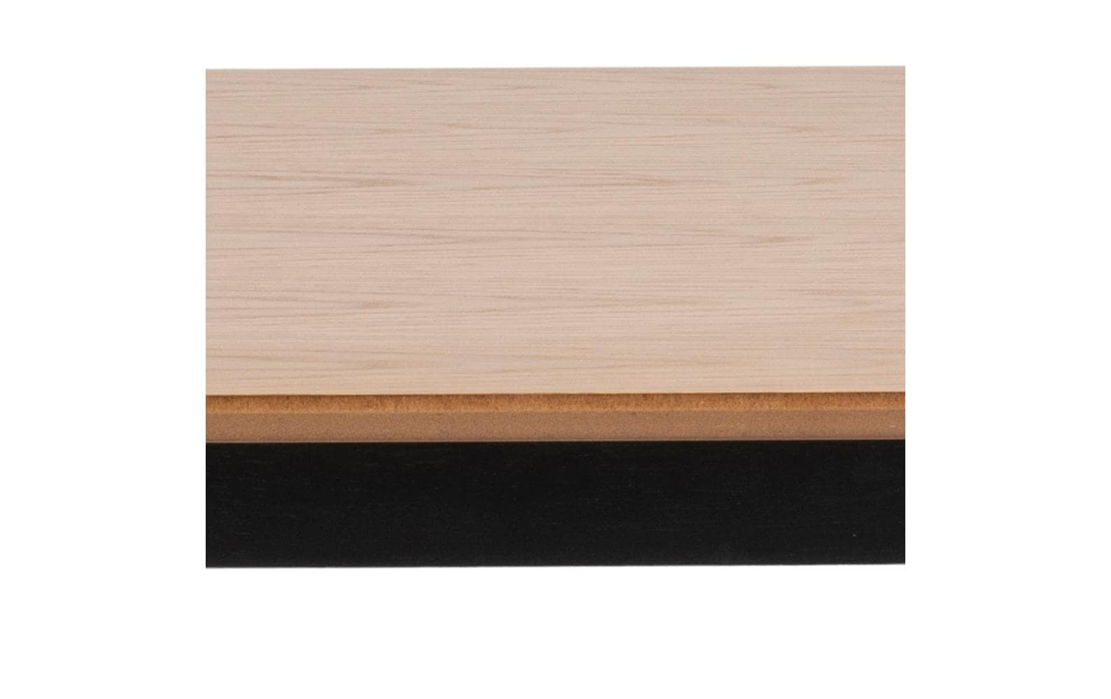 AC Design Esstisch »Roxby 120 x 80 x 76 cm, Nature/Schwarz«