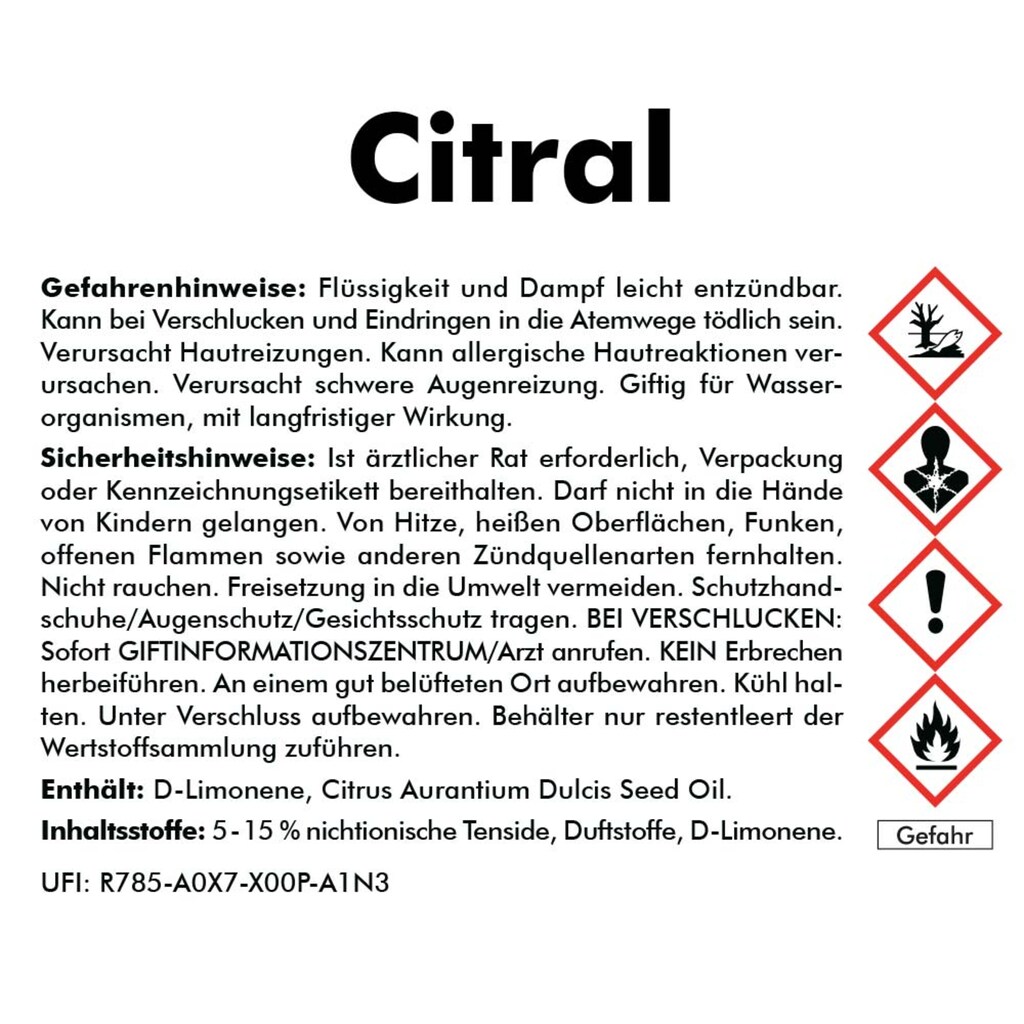 ABACUS Flüssigreiniger »Citral«