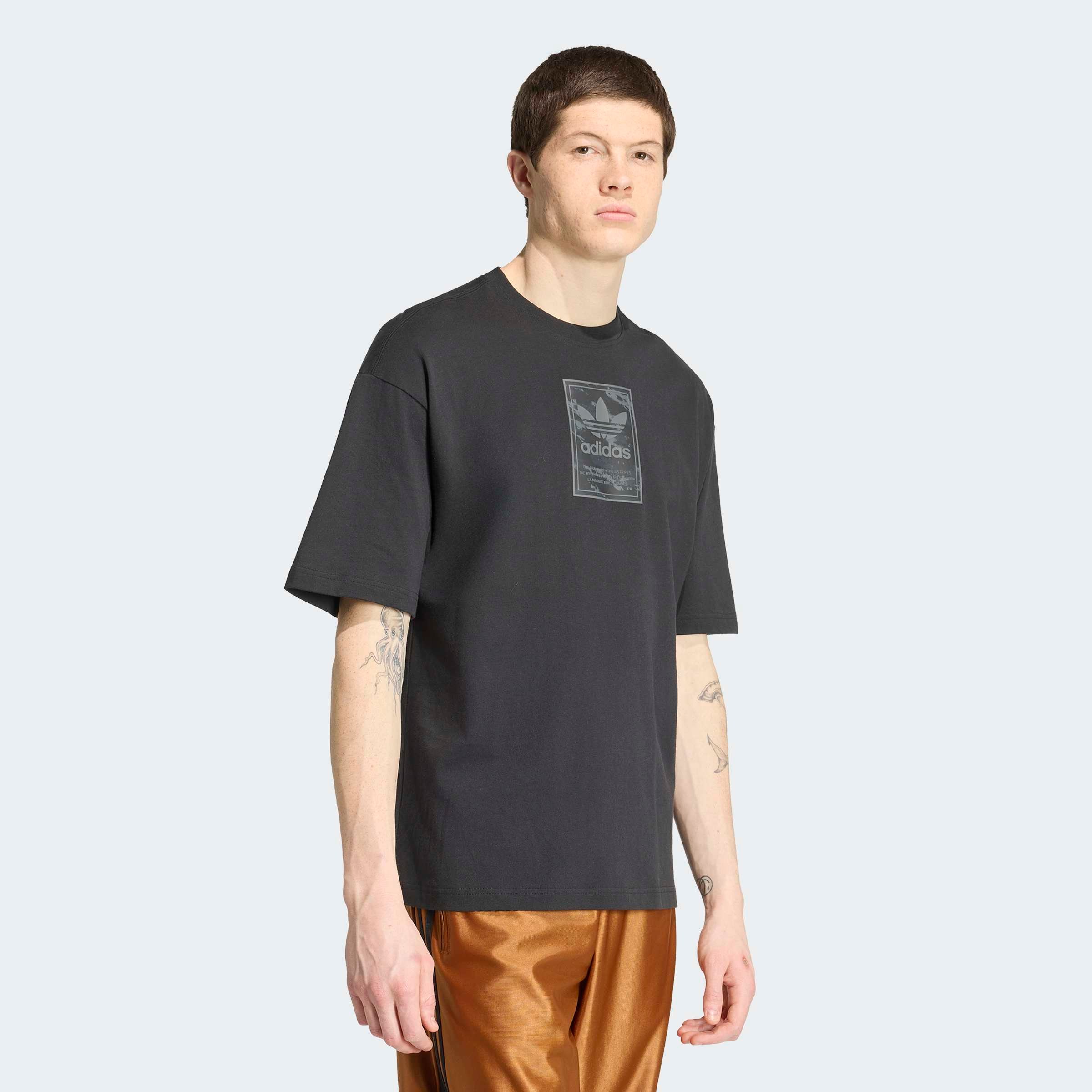 adidas Originals T-Shirt "CAMO TEE ZUNGENLABEL" für Erwachsene, sportlicher Stil, ohne Verschluss, aus Baumwolle