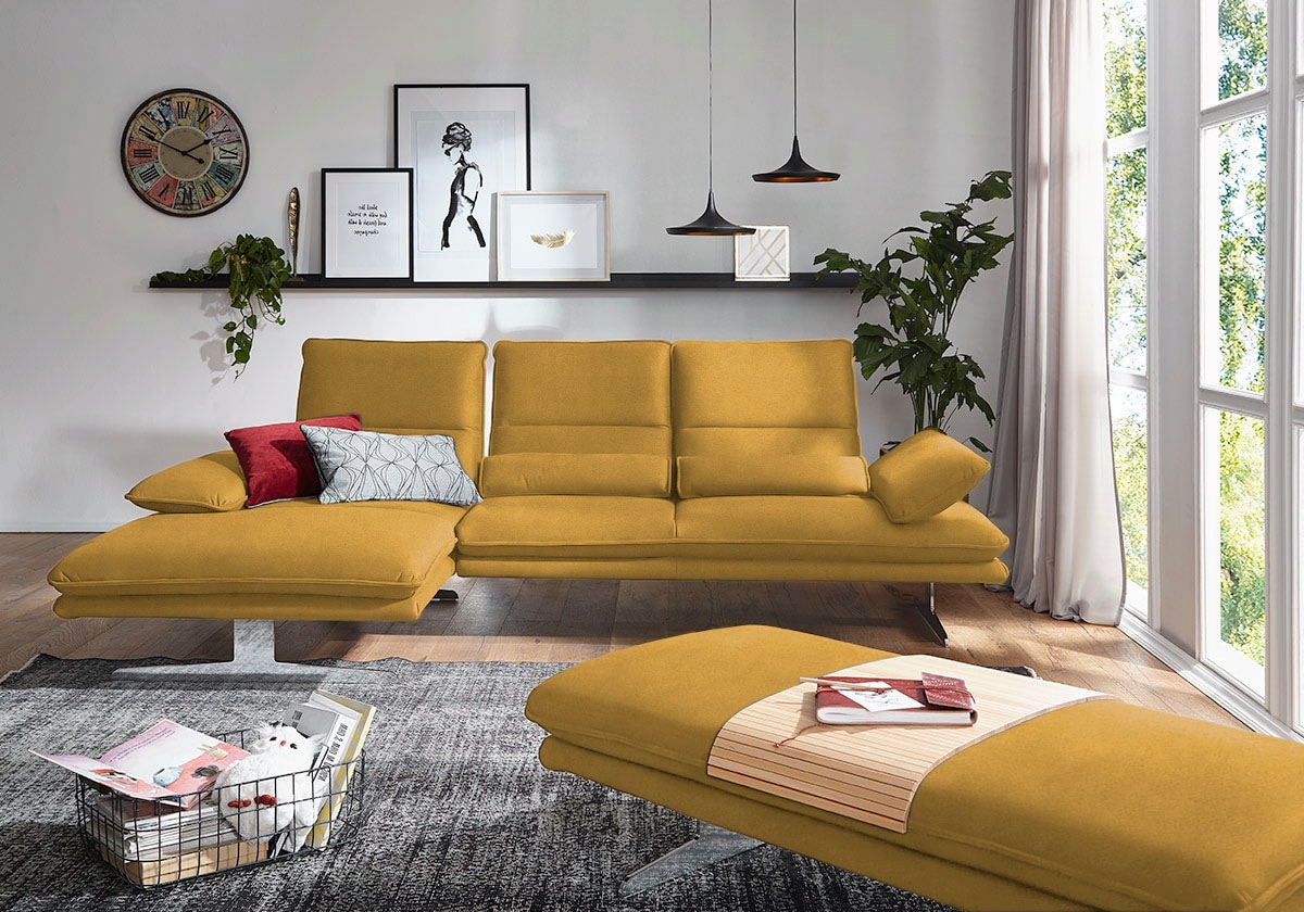 W.SCHILLIG Ecksofa "broadway, Designsofa mit tollem Sitzkomfort, L-Form" Si günstig online kaufen