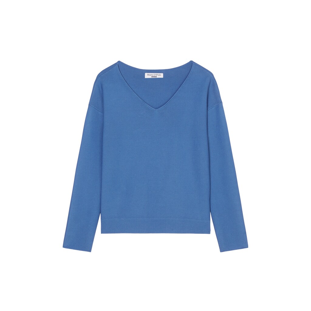 Marc O'Polo DENIM Strickpullover »aus reiner Bio-Baumwolle«