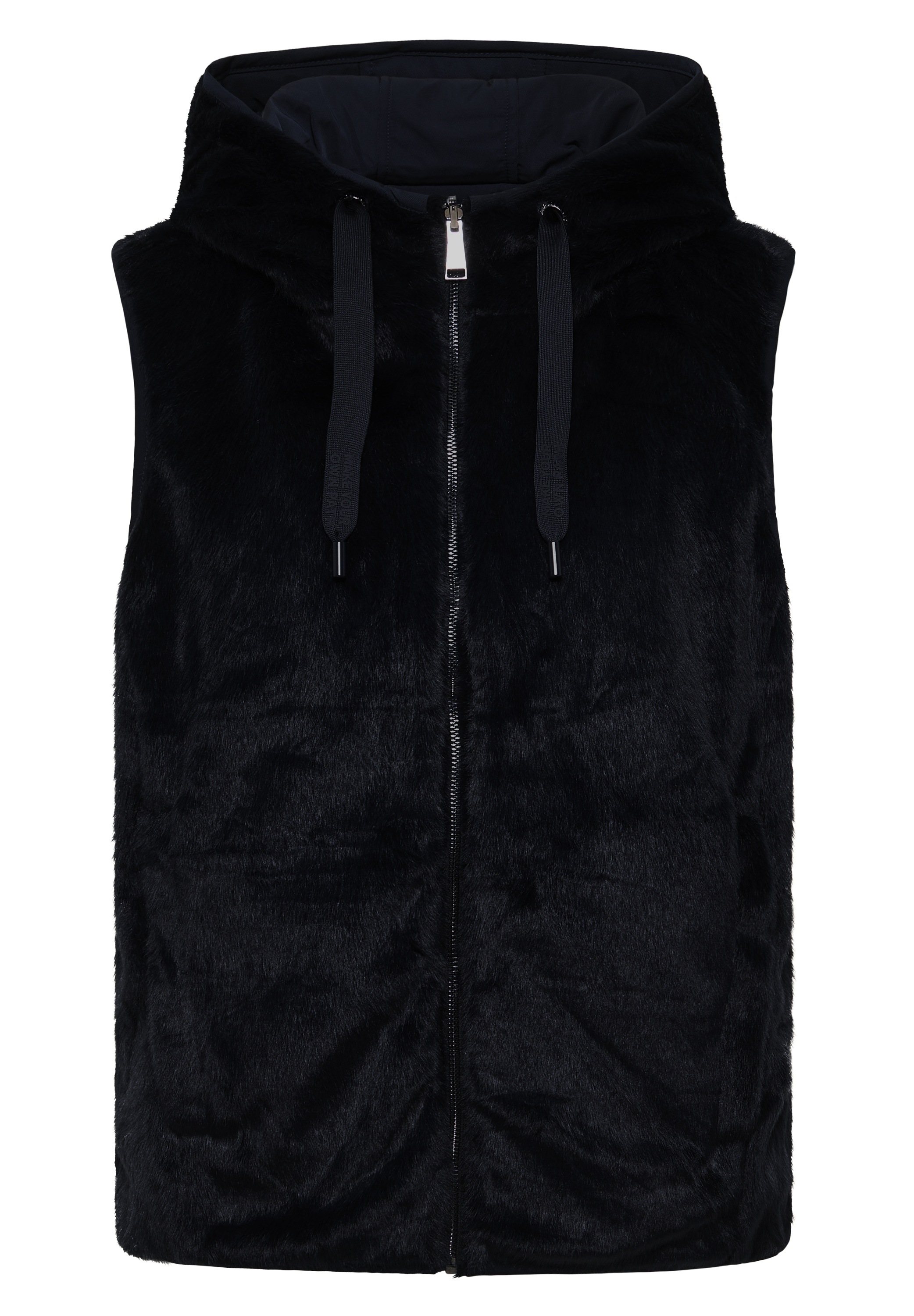 CECIL Reversible Vest Women's Black/Navy Size M 3