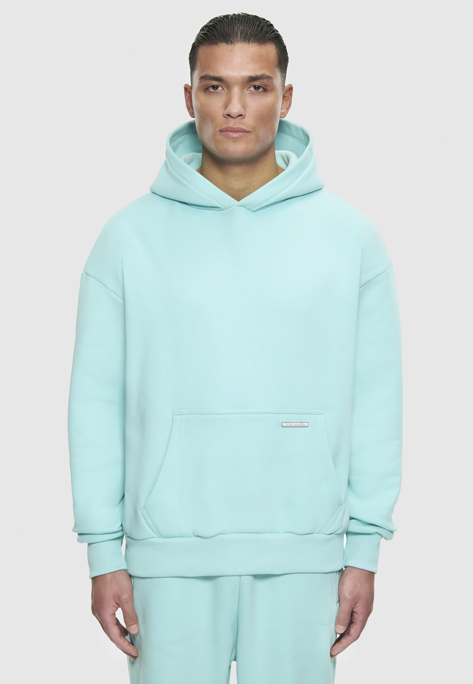 Dropsize Kapuzenpullover »Dropsize Herren Bazix Republiq Super Heavy Blank Hoodie« 1 Stk.