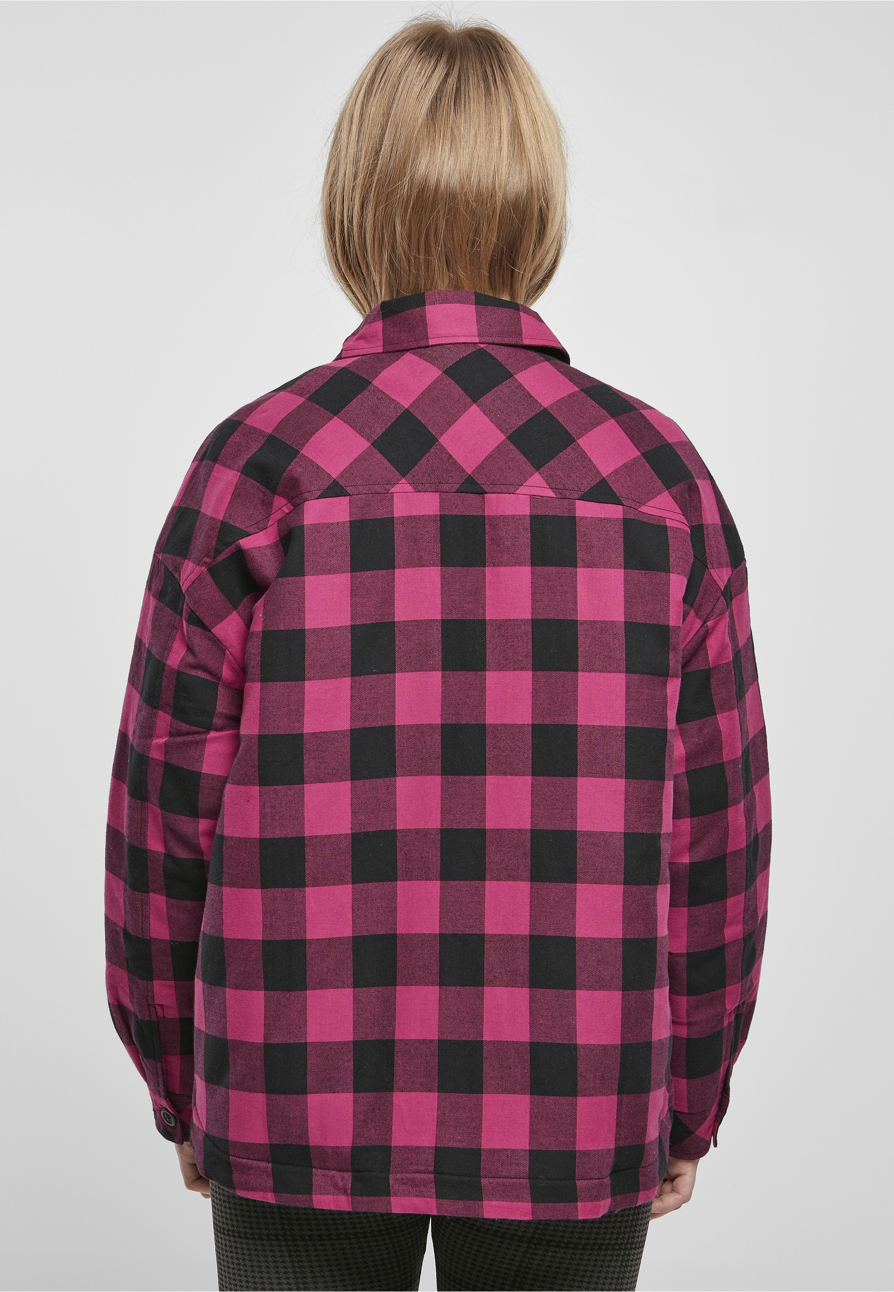 URBAN CLASSICS Langmantel »Urban Classics Damen Ladies Flanell Padded Overshirt«