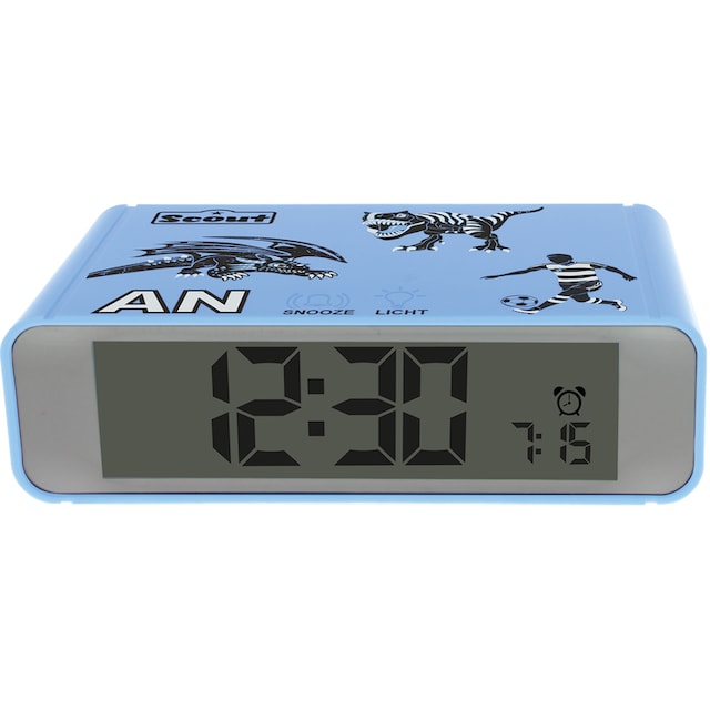 auch Scout Anzeige, ideal 280001026«, Clock, digitaler als | Geschenk »Digi Quarzwecker BAUR mit