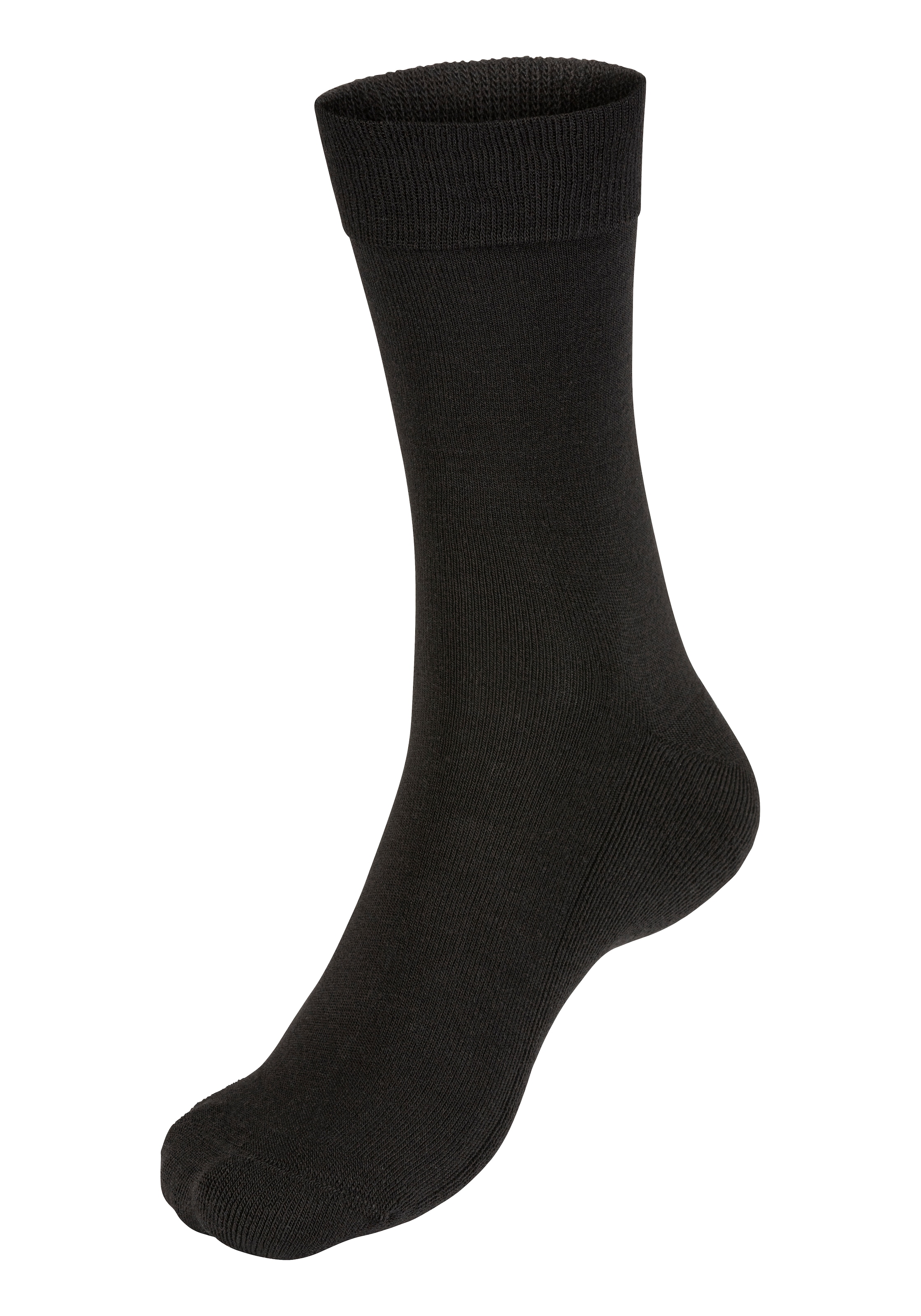 Apollo Basicsocken, (3er Pack), Unisex mit Stickerei und weichen Merinowoll-Anteil