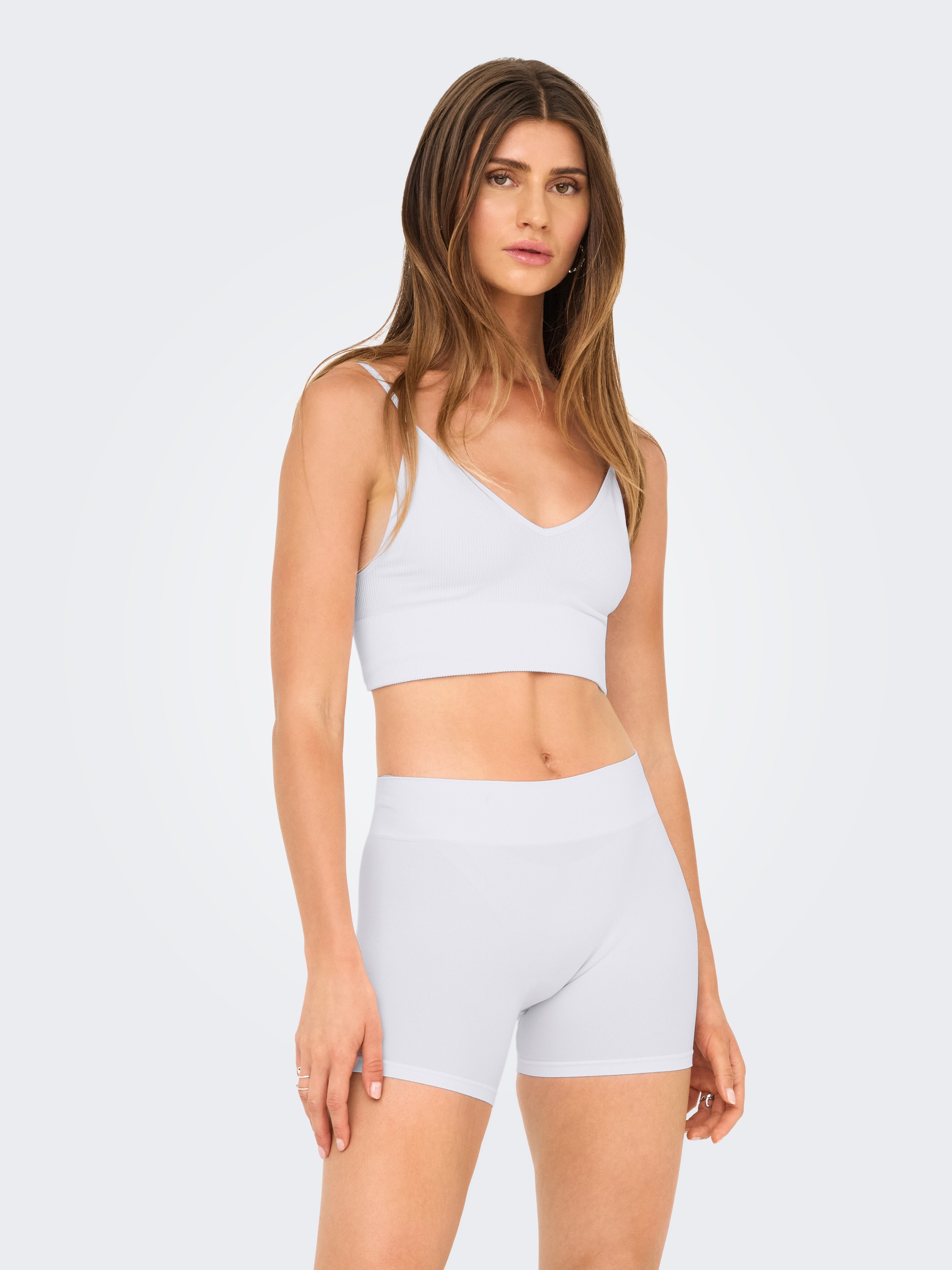 Thumbnail - ONLY Hotpants "ONLVICKY S-LESS MINI SHORTS 2-PACK"