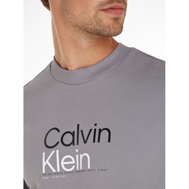 Calvin Klein Sweatshirt »MULTI COLOR LOGO SWEATSHIRT«, mit Markenlabel ▷  kaufen | BAUR
