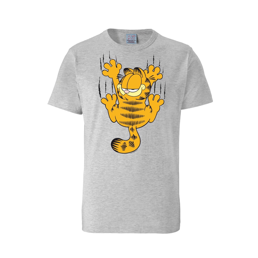 LOGOSHIRT T-Shirt »Garfield – Scratches« mit lizenziertem Originaldesign SV10265