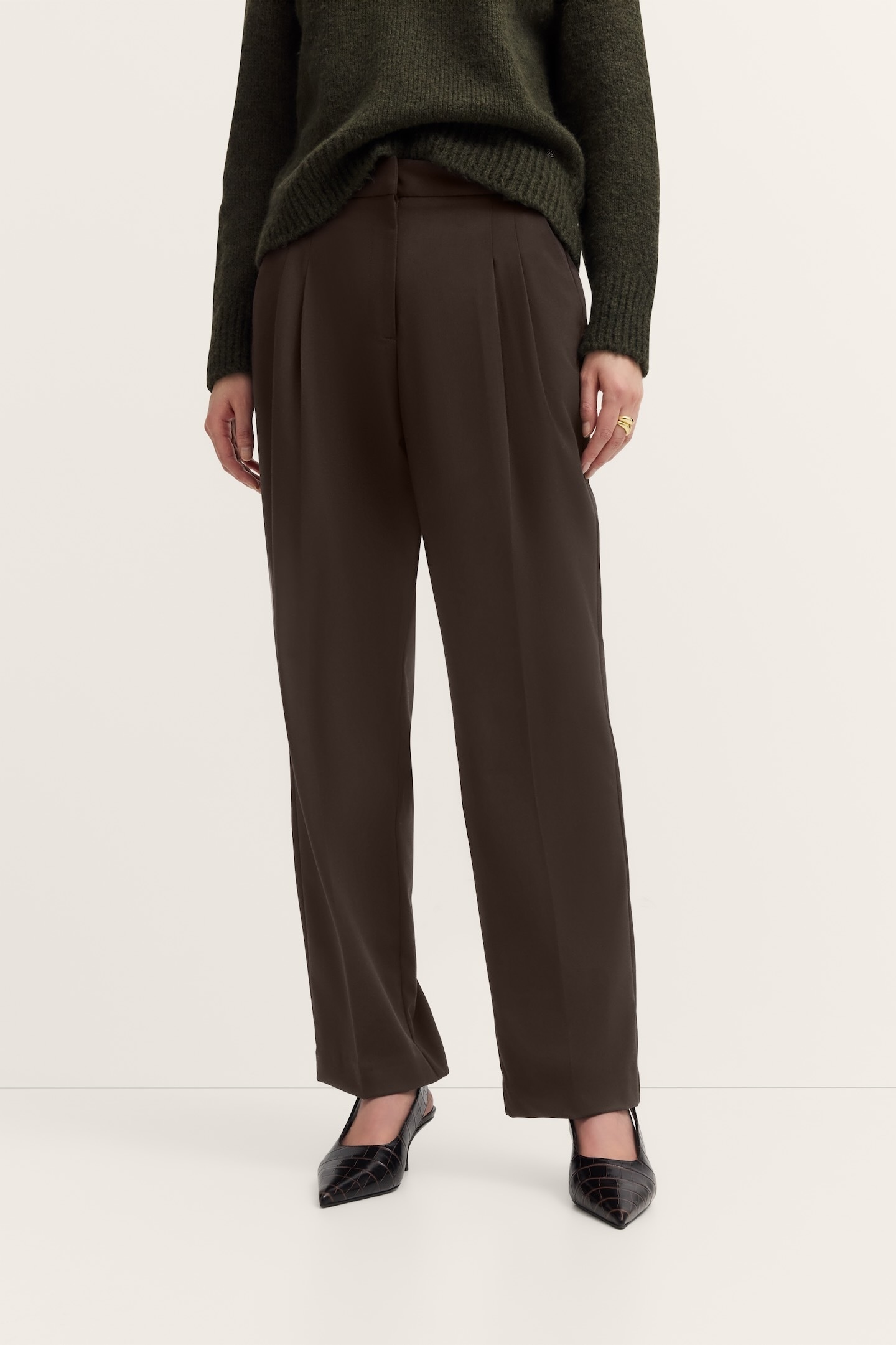 bugatti Stoffhose "Stretch-Komfort", mit Bundfalte günstig online kaufen