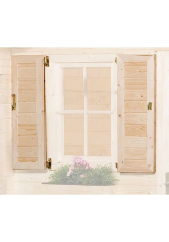 Fensterladen »2-seitig für Weekendhaus 138«, Zusätzlicher Schutz vor Einbrüchen
