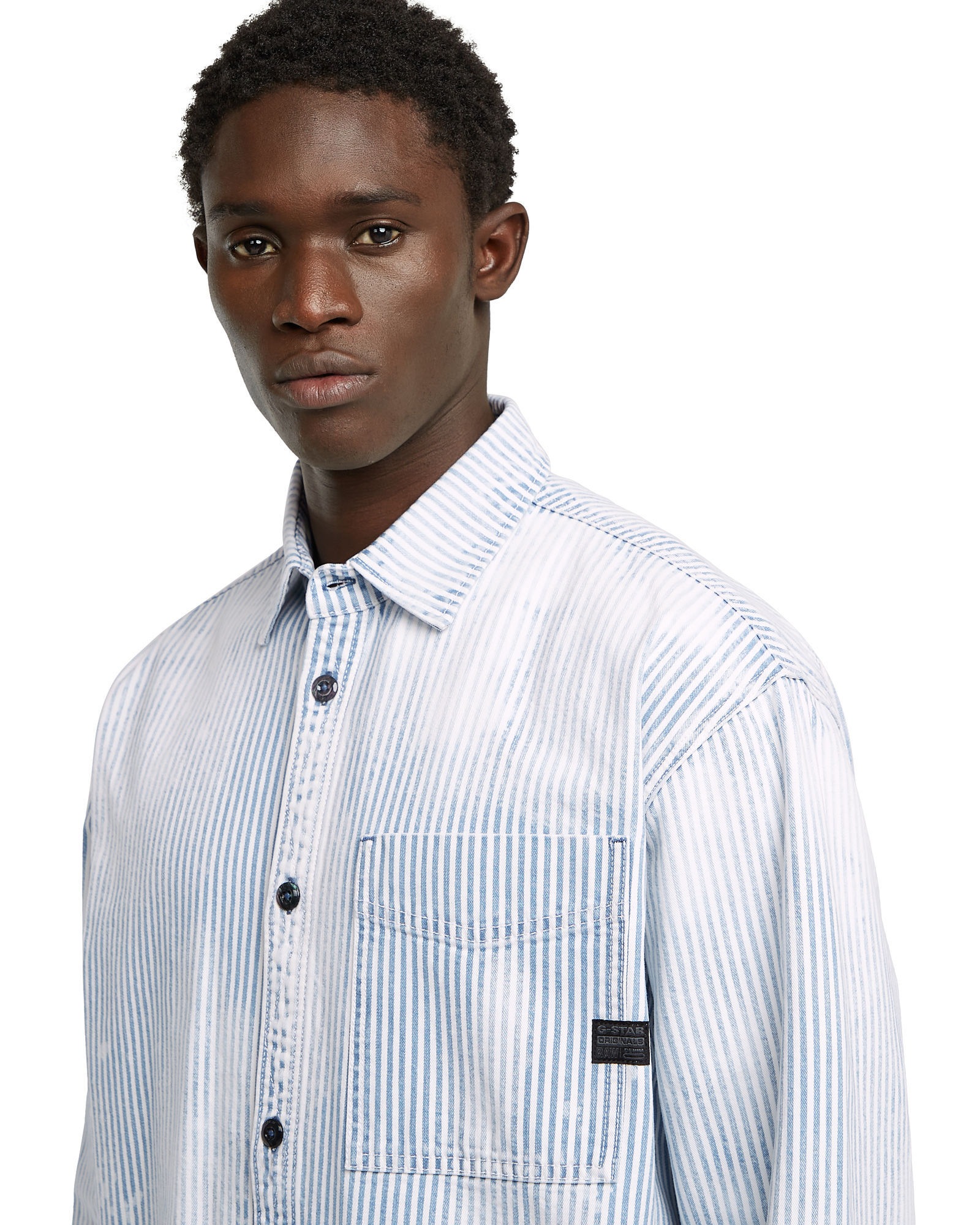 G-STAR Langarmshirt »Oversized 1-Pocket Overshirt«