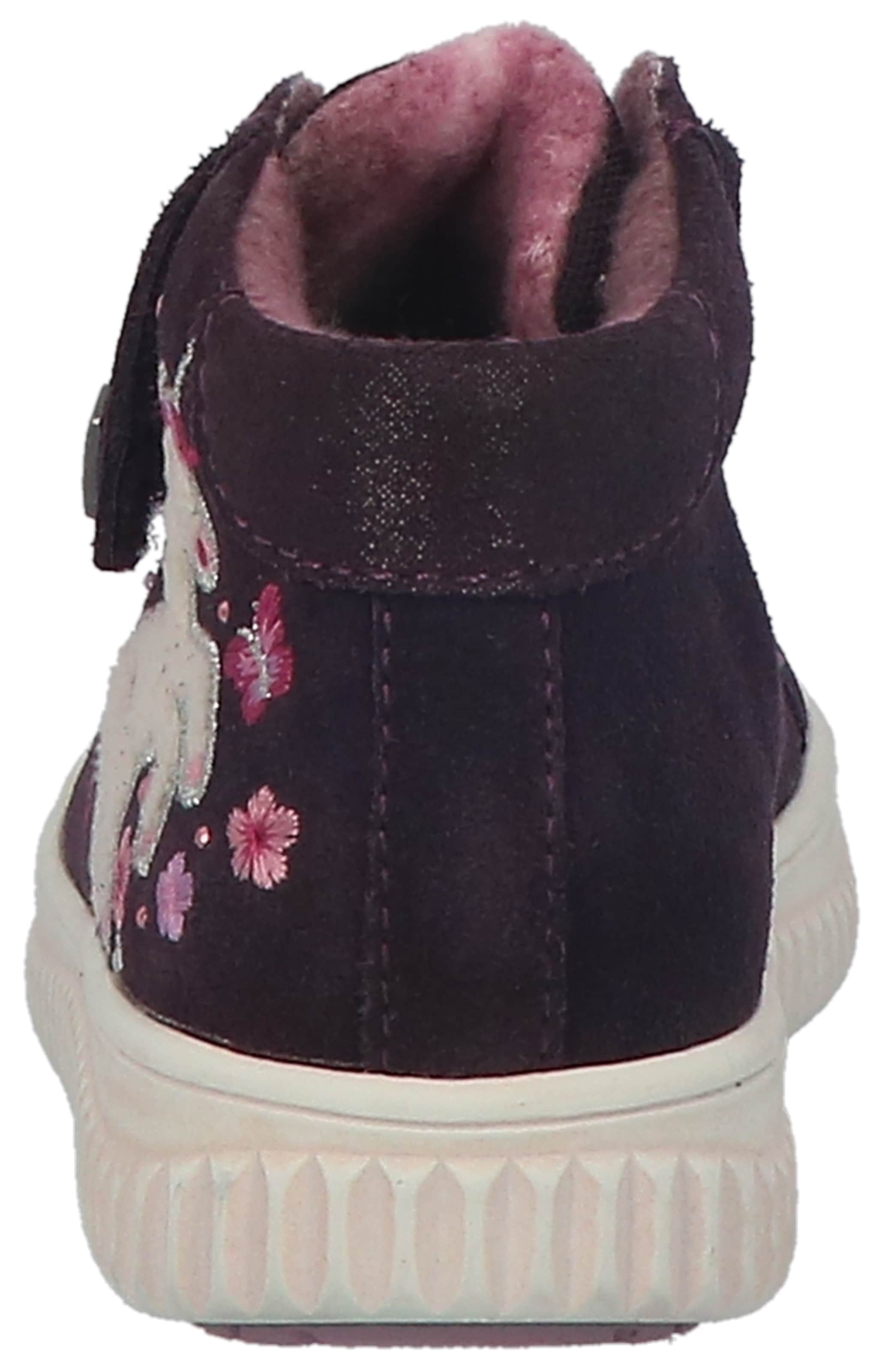 Lurchi Sneaker »Yubi-TEX«, Freizeitschuh, Schnürboots, Schnürschuh mit Glitzerdetails