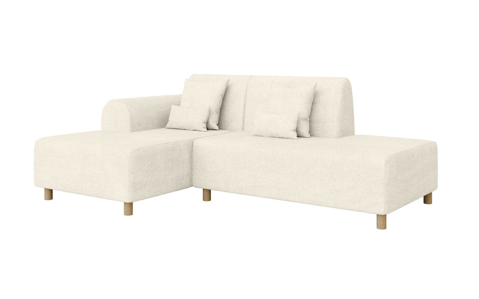 INOSIGN Ecksofa »Suyala«, L-Form mit Hocker