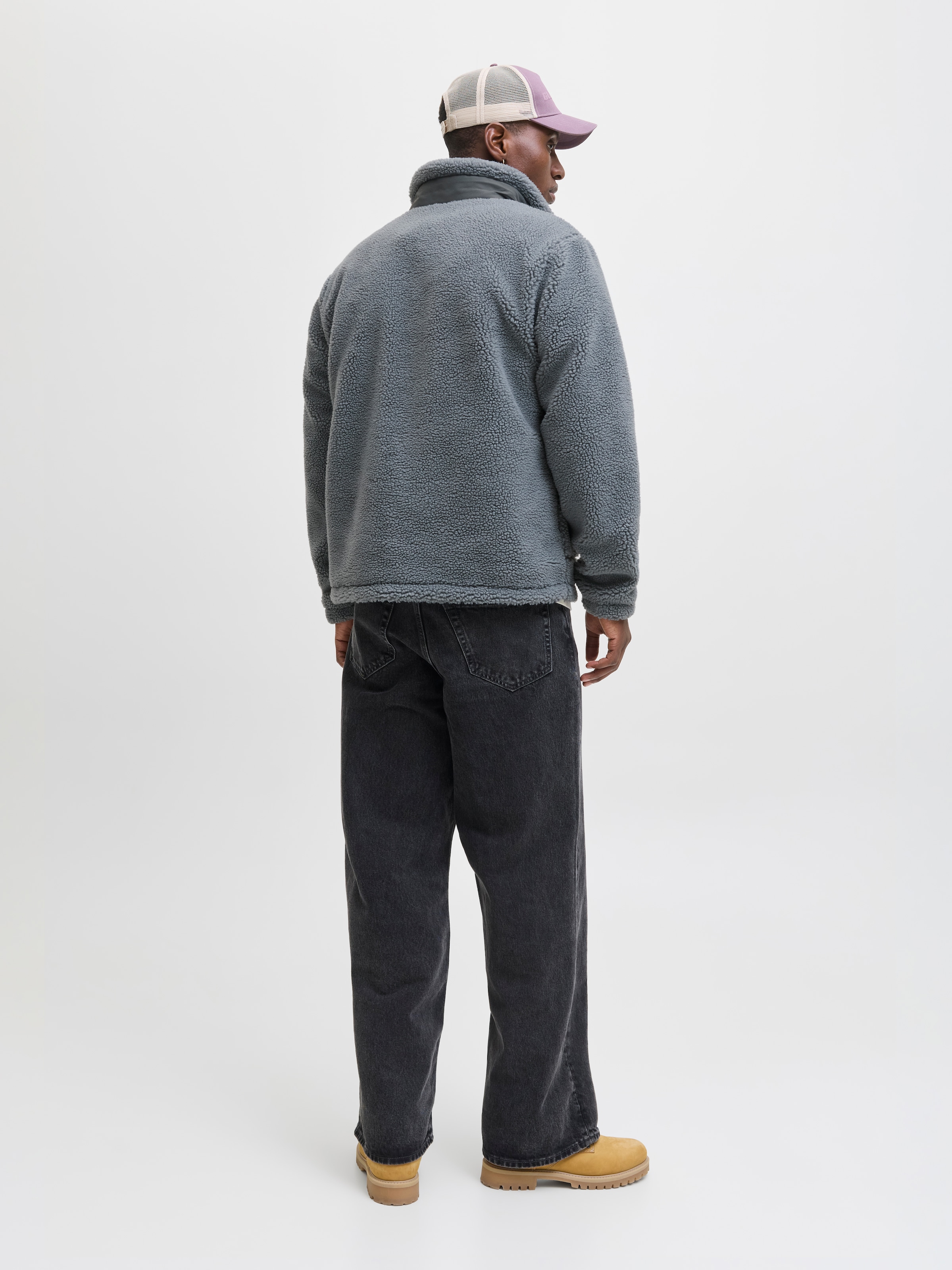 Jack & Jones Fleecejacke »JJESOHO TEDDY JACKET NOOS«, ohne Kapuze