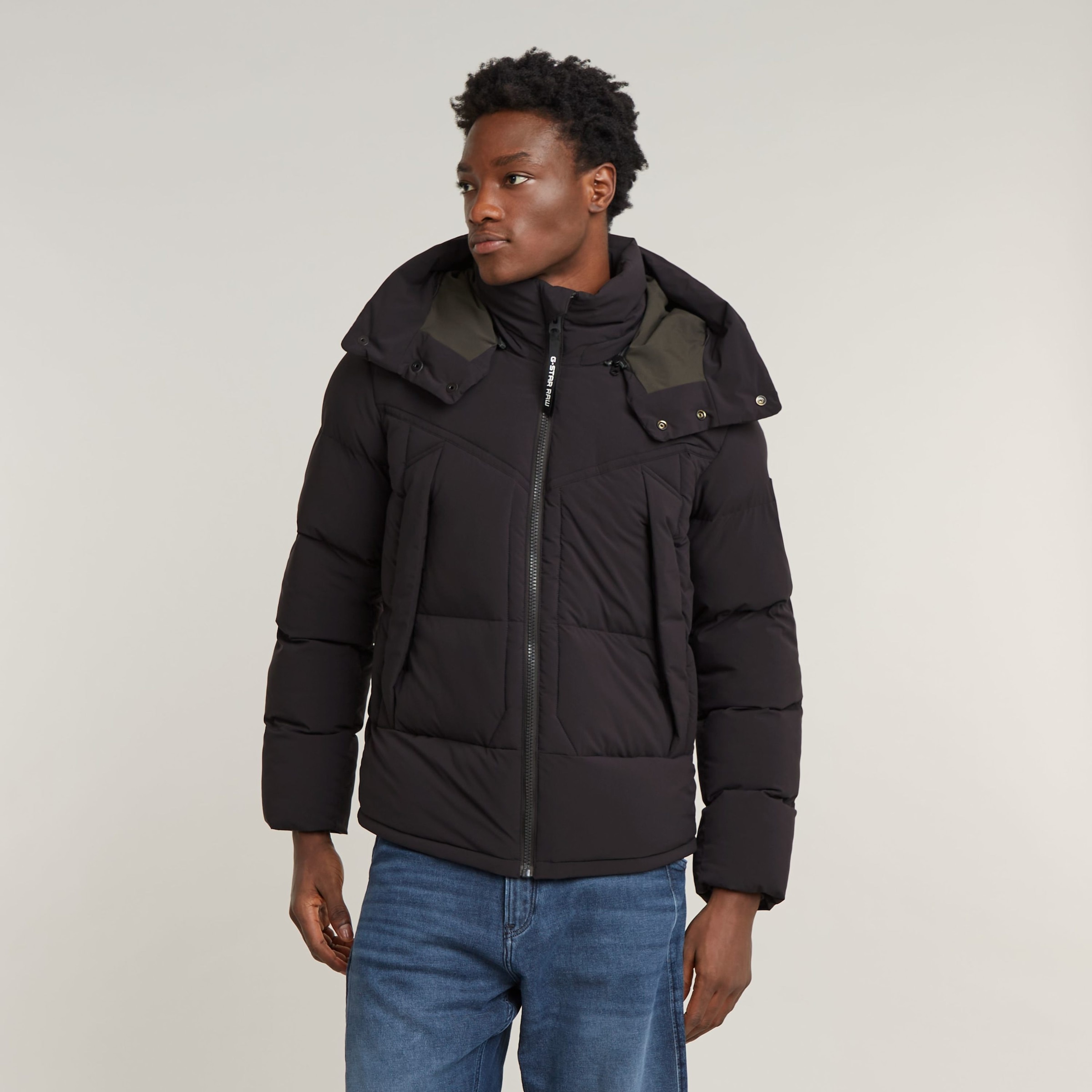 G-STAR Outdoorjacke "G- Whistler Pdd Hdd Jkt 2.0", mit Kapuze