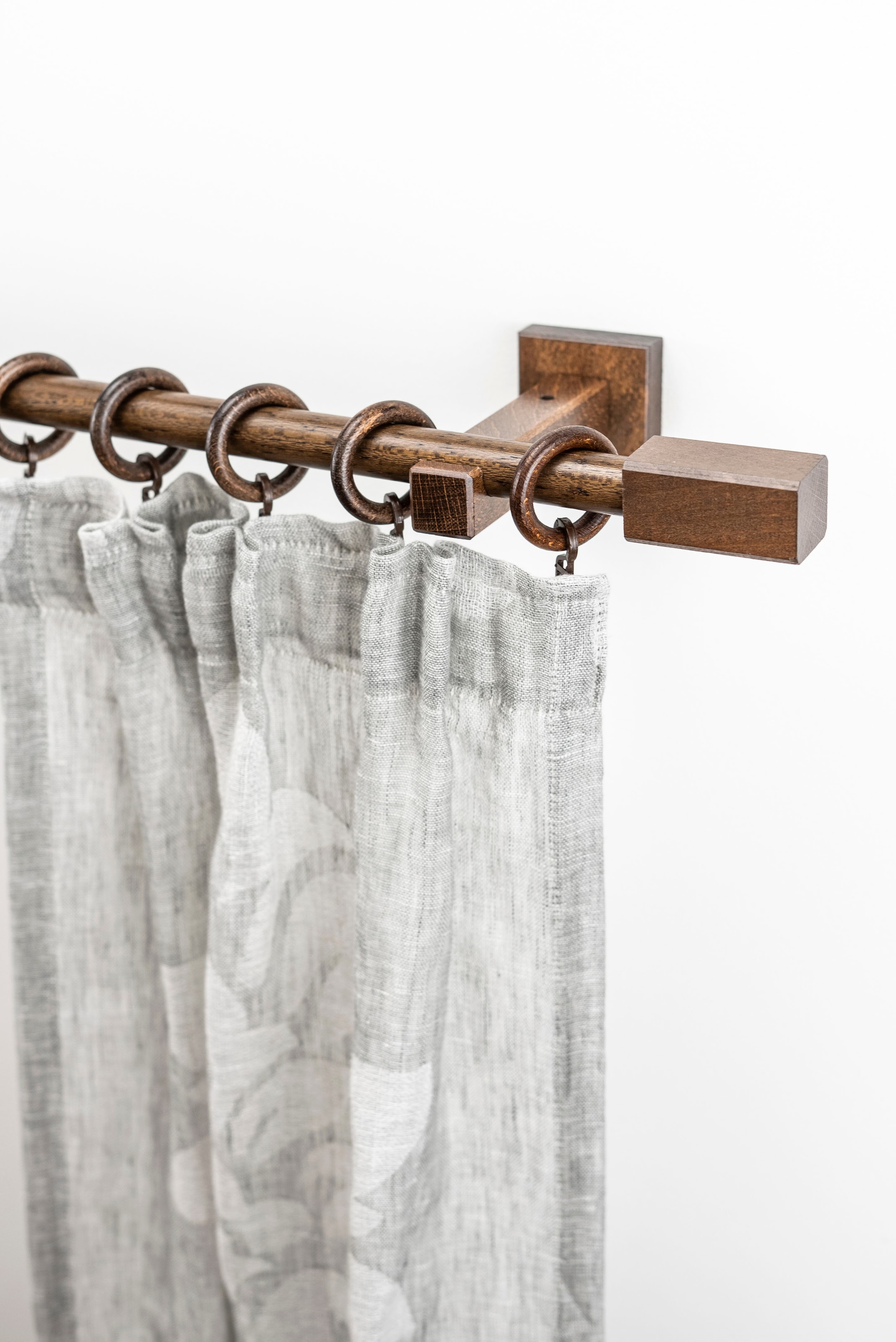 GARESA Gardinenstange "CUBUS" Ø 20 mm 1 läufig-läufig Wunschmaßlänge;Träger günstig online kaufen