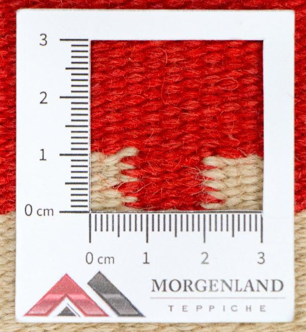 morgenland Wollteppich »Kelim Teppich handgewebt rot«, rechteckig, Kurzflor