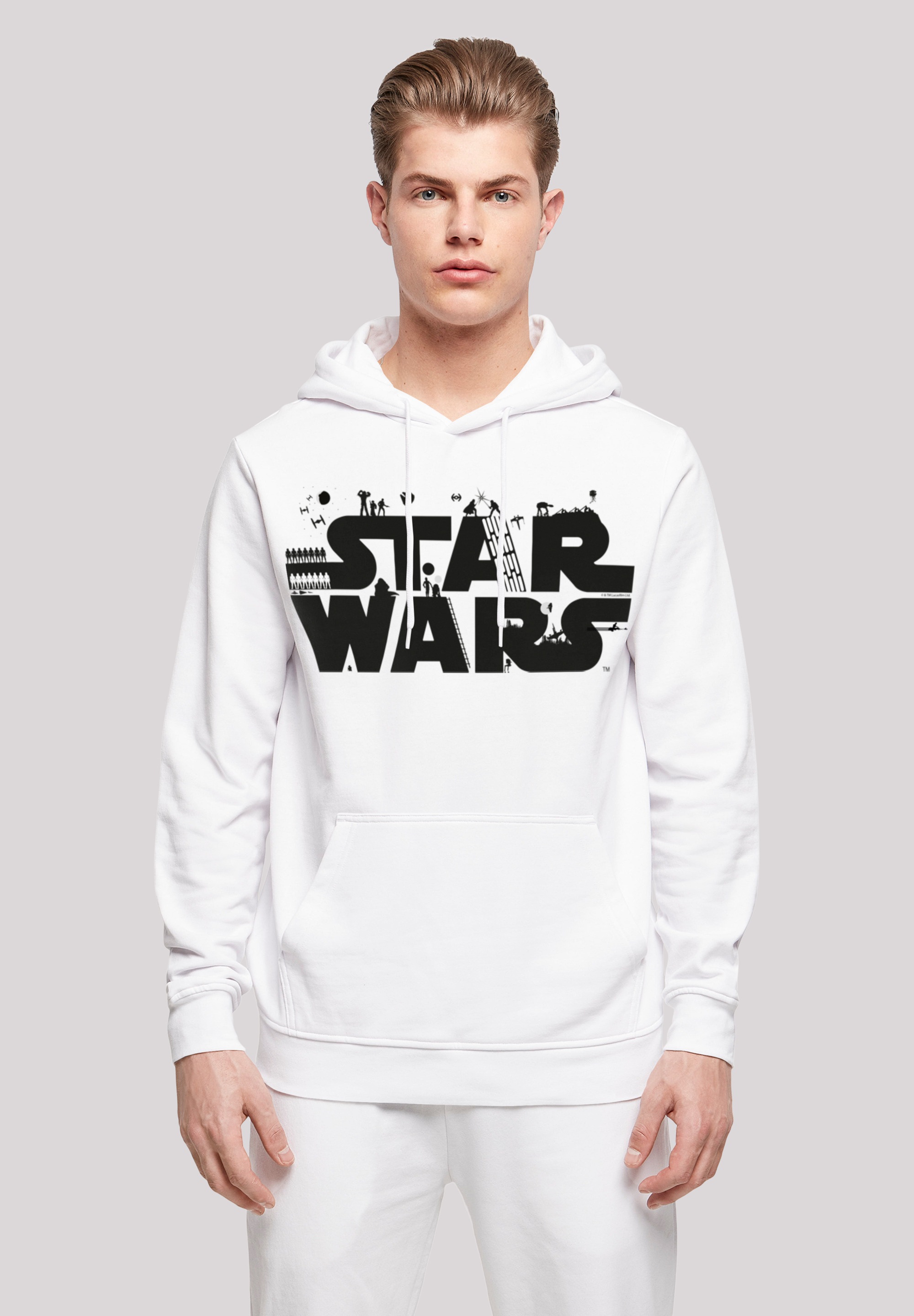 F4NT4STIC Kapuzenpullover "Star Wars Minimalist Logo", Print