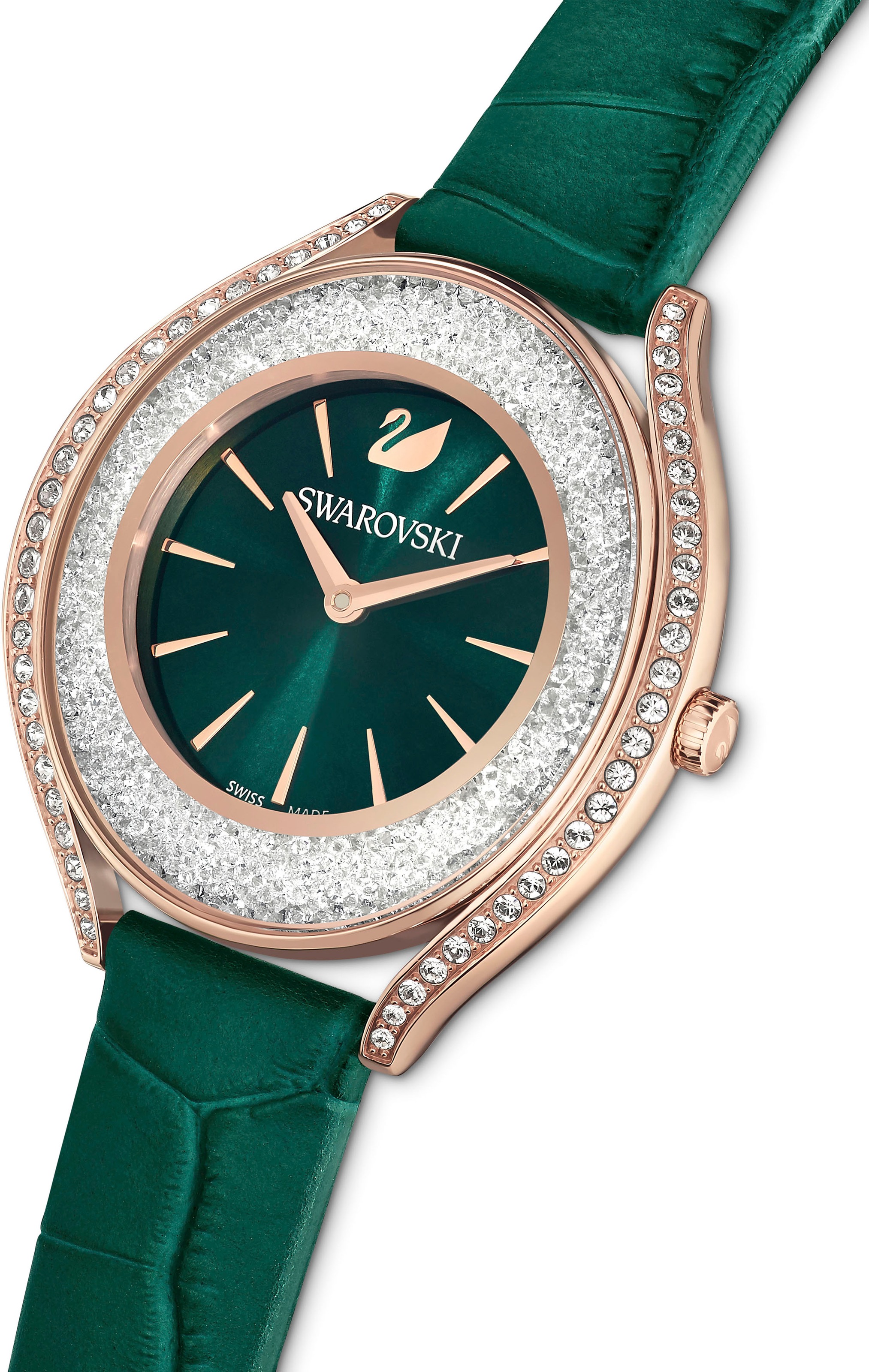 Swarovski Schweizer Uhr »CRYSTALLINE AURA, 5644078«