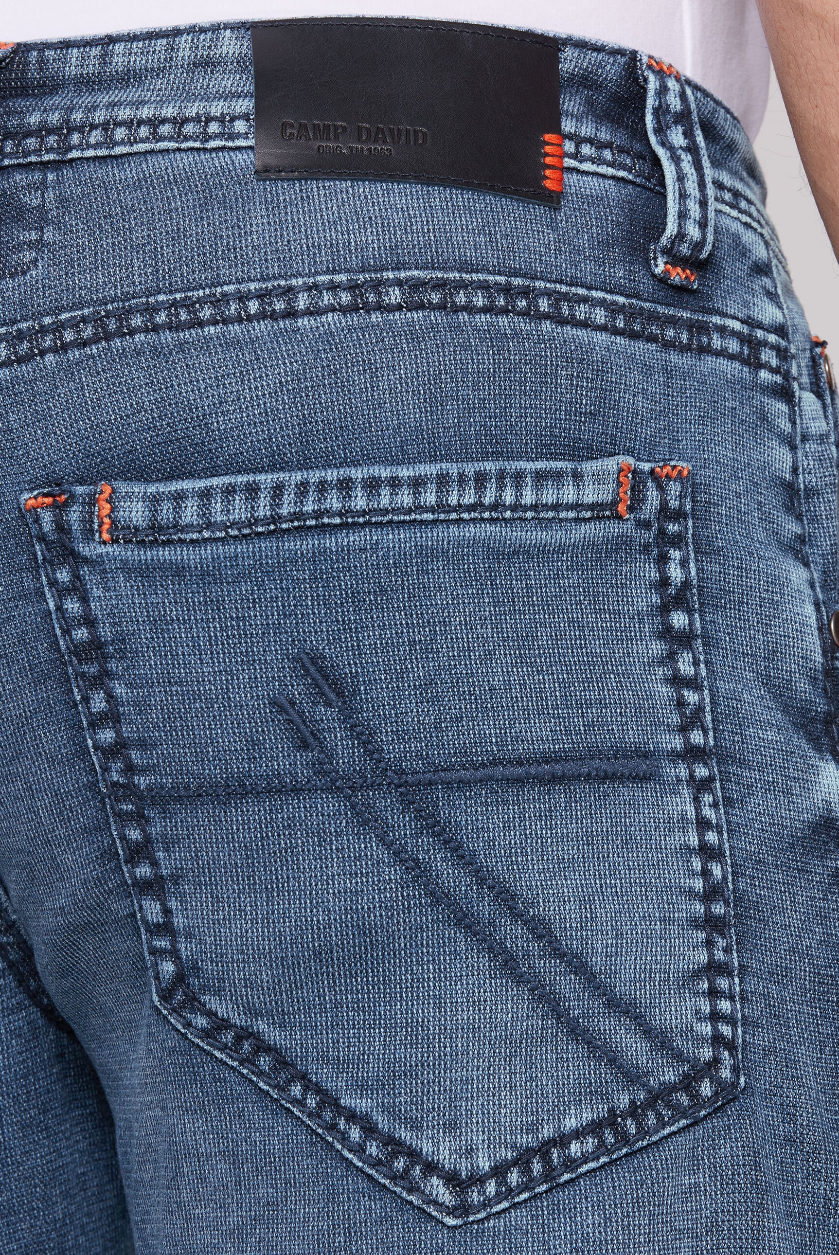 CAMP DAVID Jeansshorts, mit normaler Leibhöhe