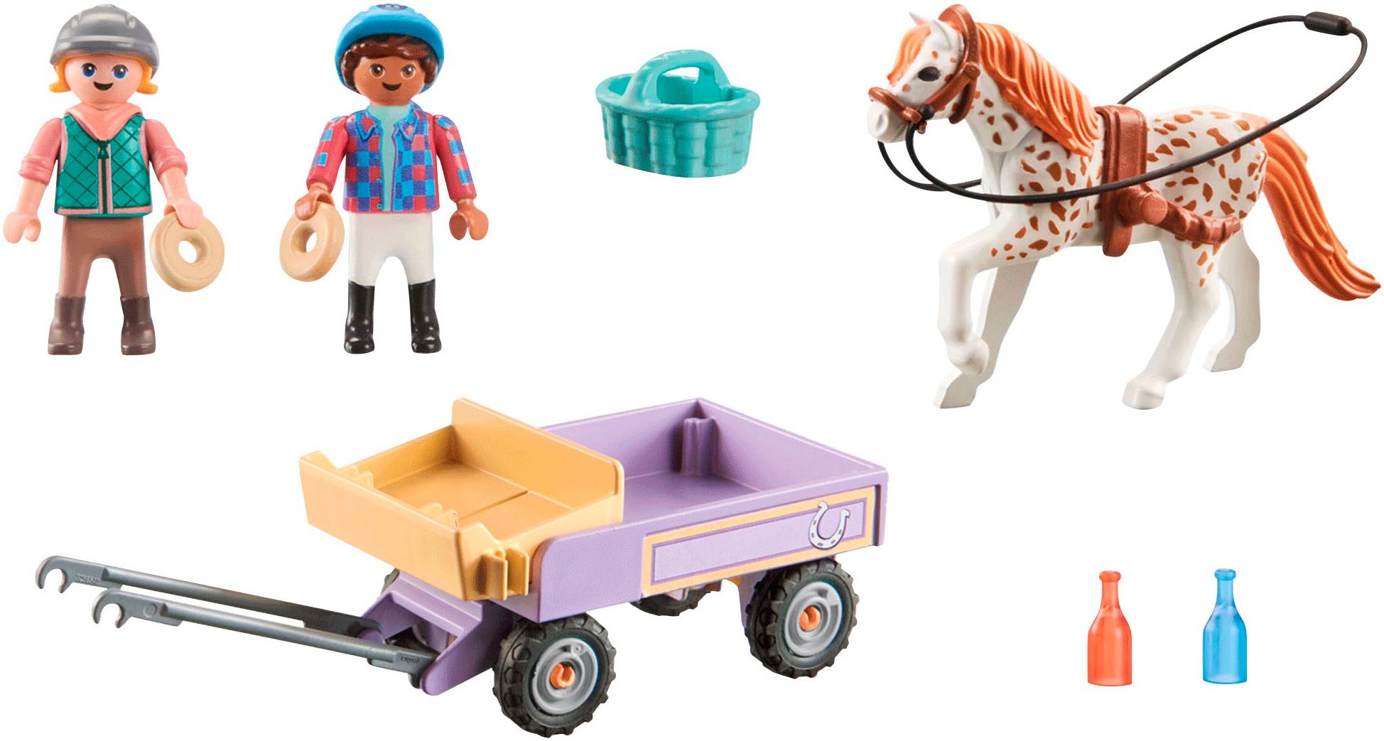 Playmobil® Konstruktions-Spielset »Ponykutsche (71496), Horses of Waterfall«, (33 St.), Made in Europe