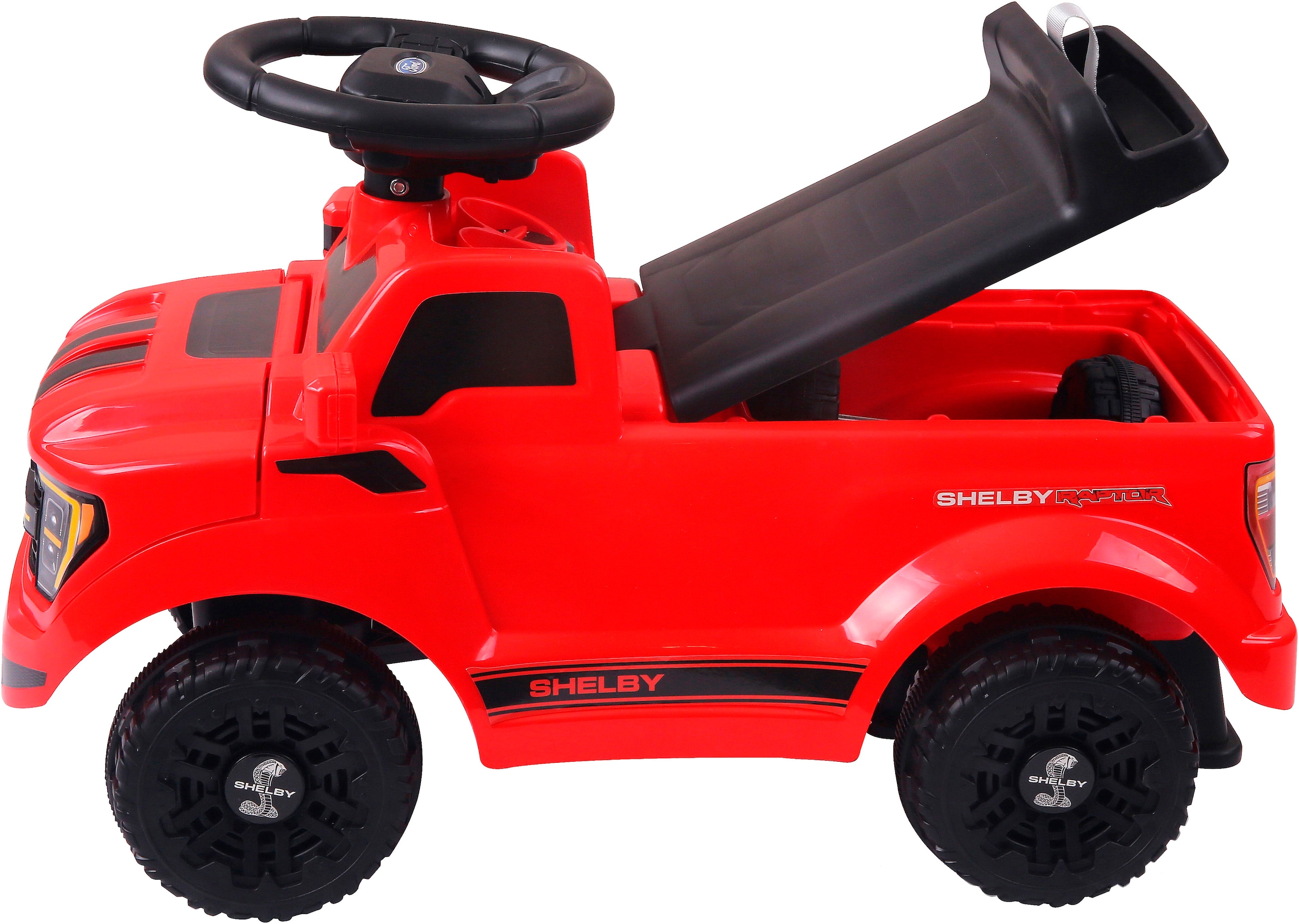 Jamara Rutscherauto »Shelby Ford F-150 Raptor mit Anhänger« mit Soundeffekten