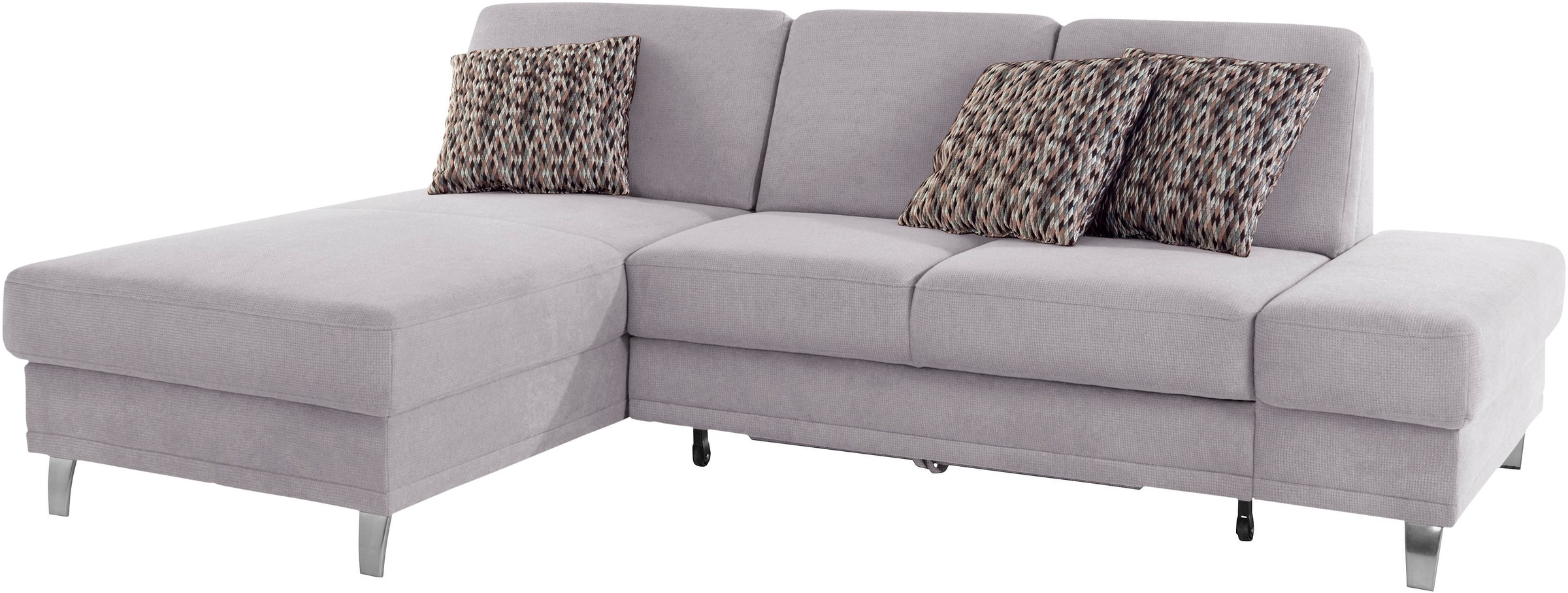 Thumbnail - sit&more Ecksofa "Clio L-Form" wahlweise mit Bettfunktion oder Vorziehsitz und Bettkasten, Federkern