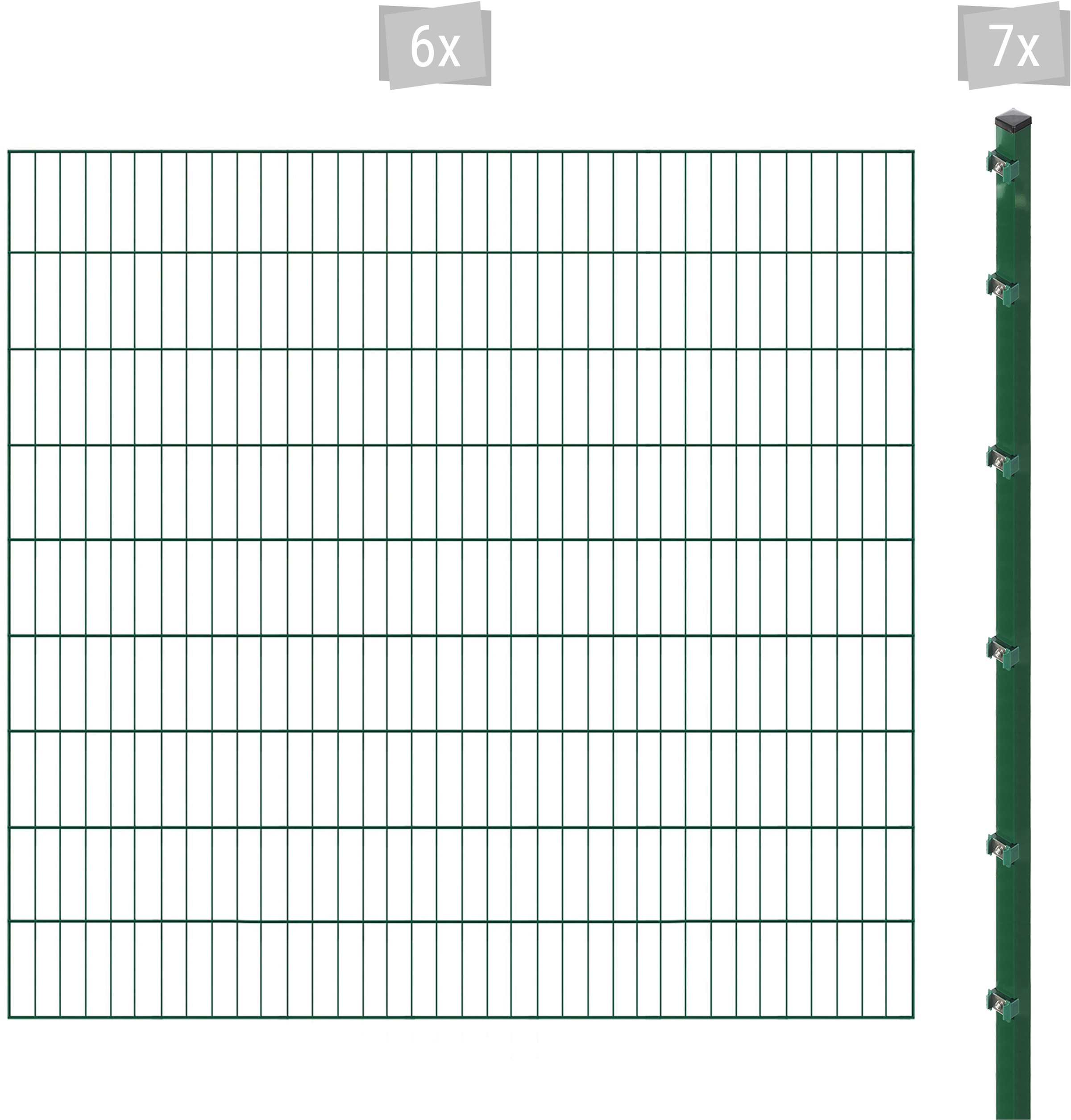 Arvotec Einstabmattenzaun "ESSENTIAL 180 zum Aufschrauben", Zaunhöhe 180 cm, Zaunlänge 2 - 60 m