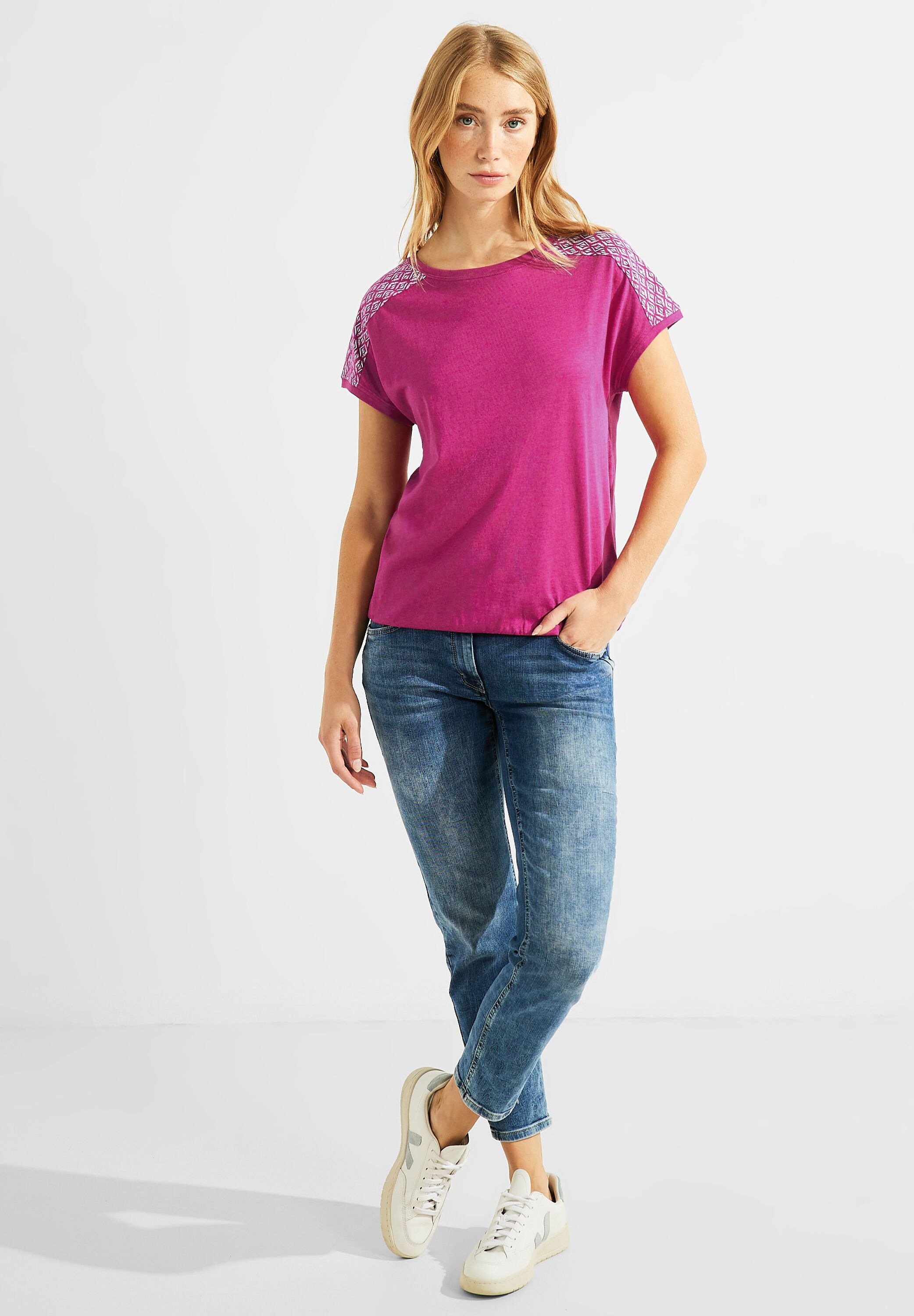 Cecil T-Shirt, BAUR | bestellen aus Materialmix softem