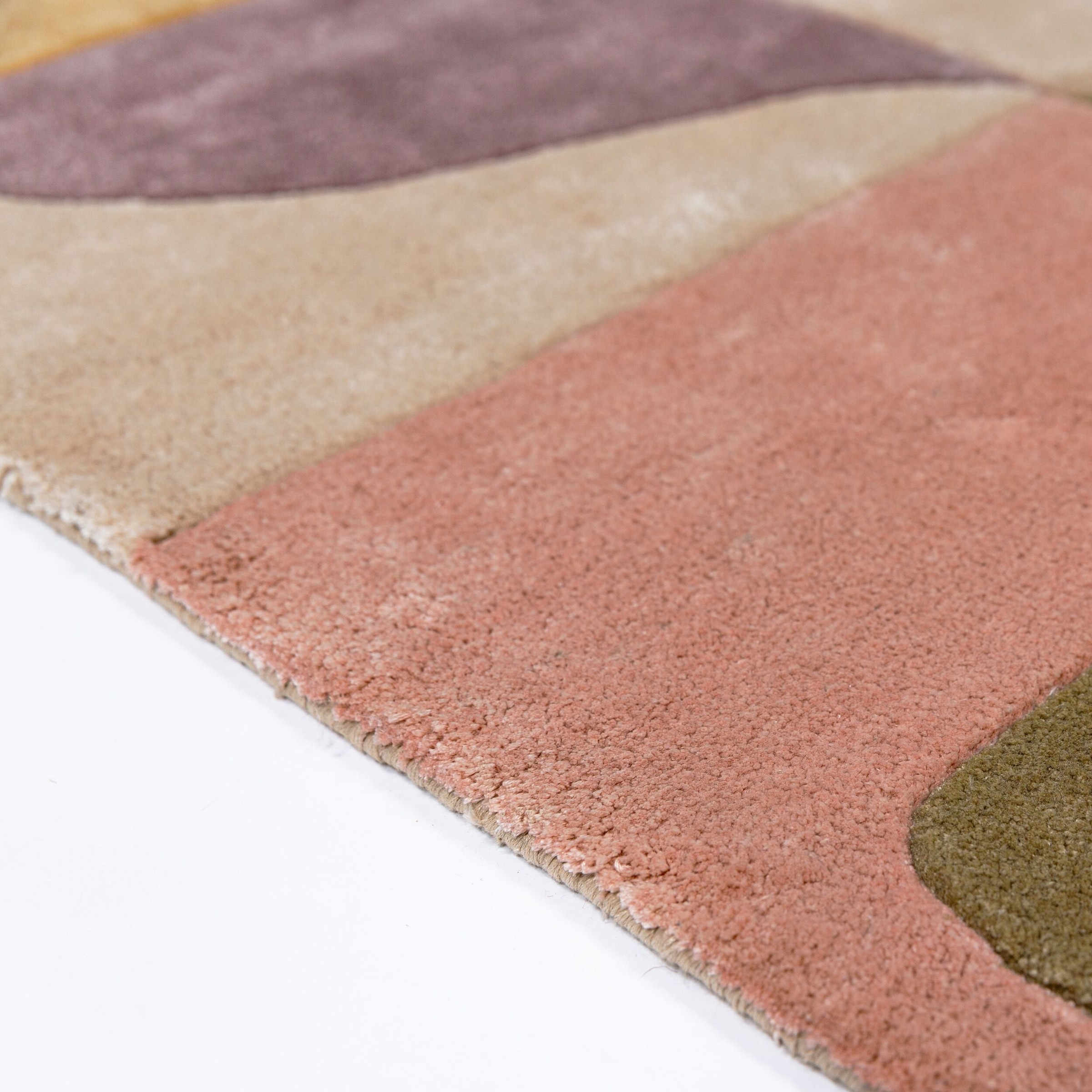 FLAIR RUGS Designteppich »ILLUMINATE, weich« rechteckig 8 mm Höhe Abstraktes Patchwork-Design, Viskoteppich mit schimmernden Glanz